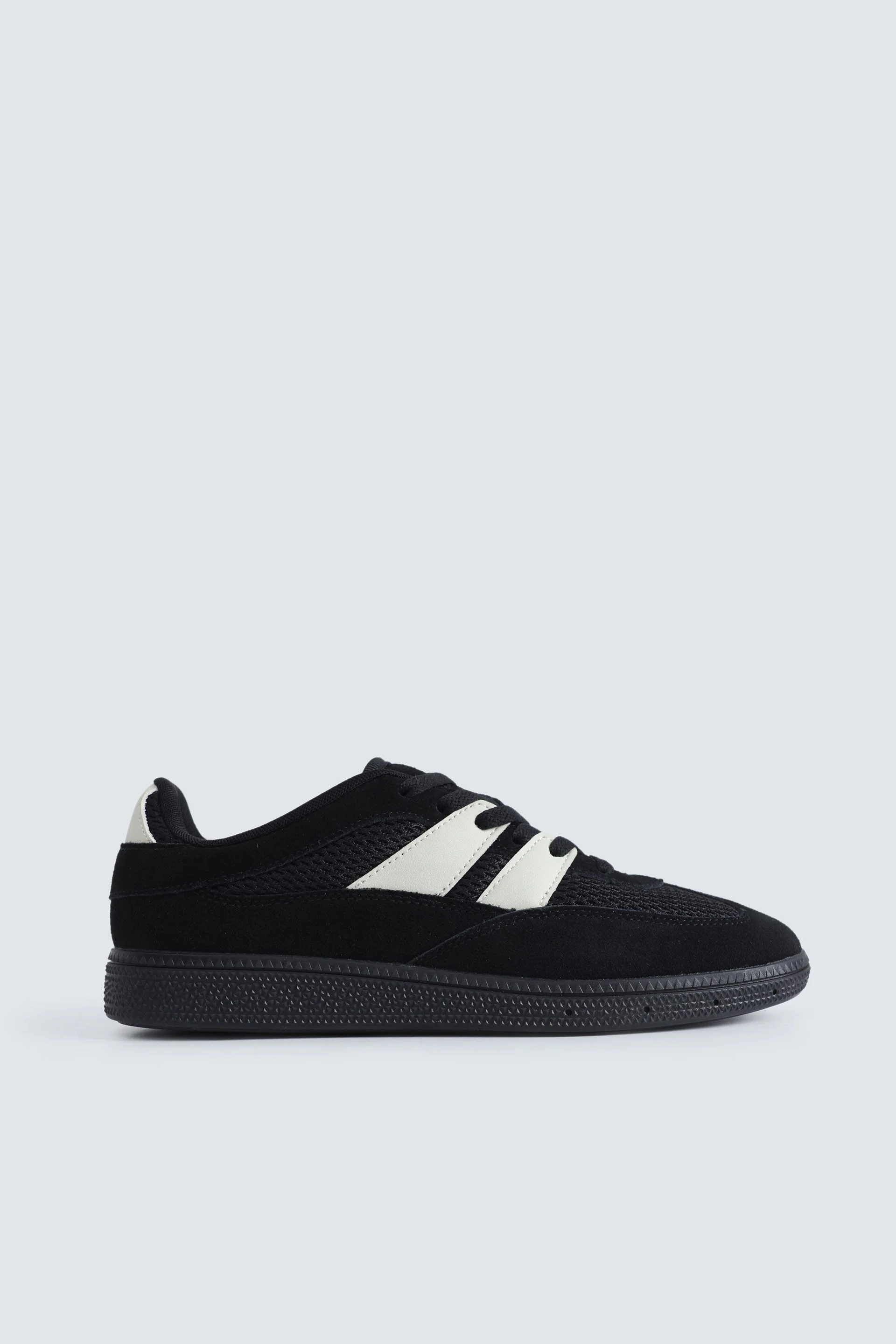 Multi-Piece Mesh Sneakers