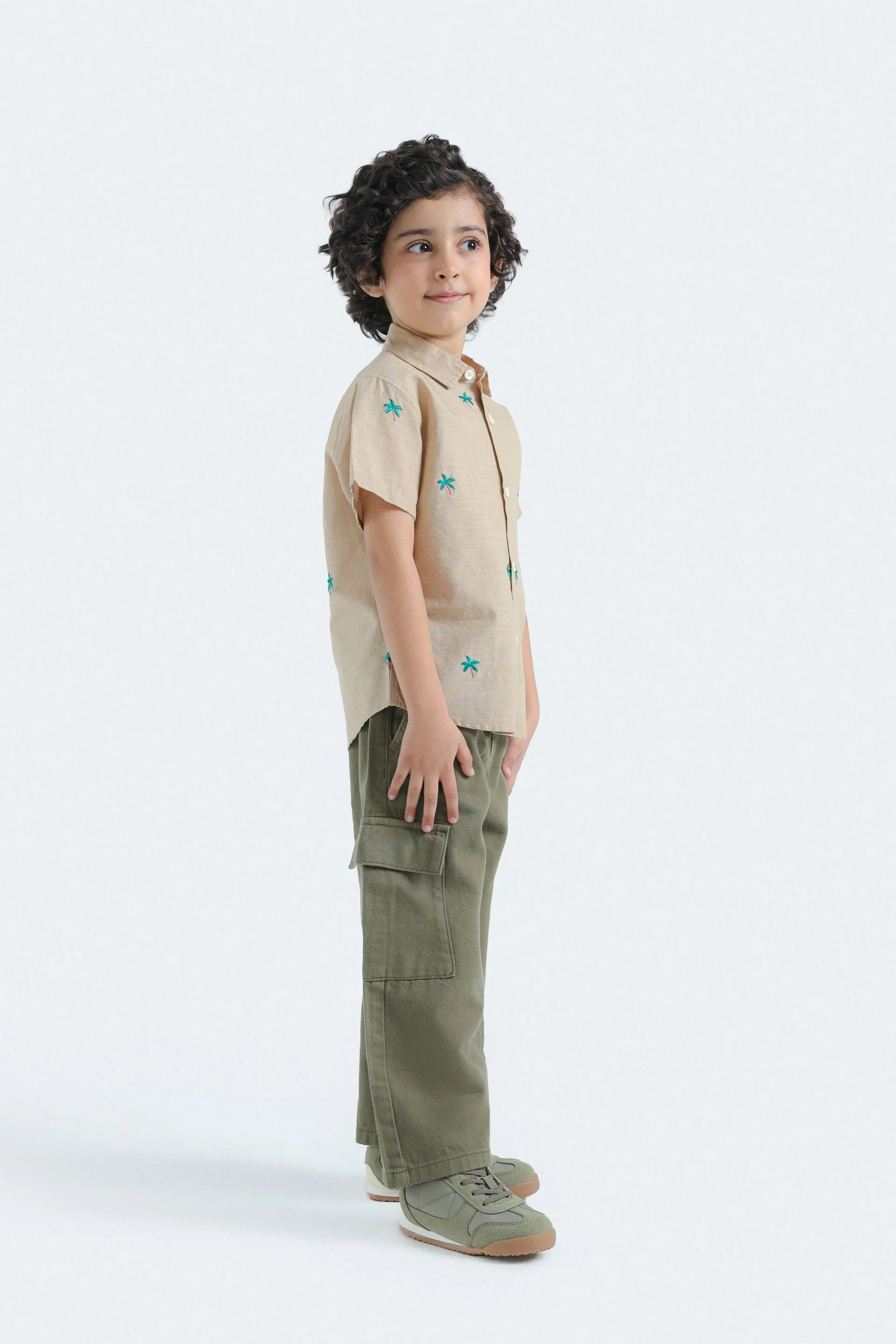 Straight Fit Cargo Trousers - Image 11