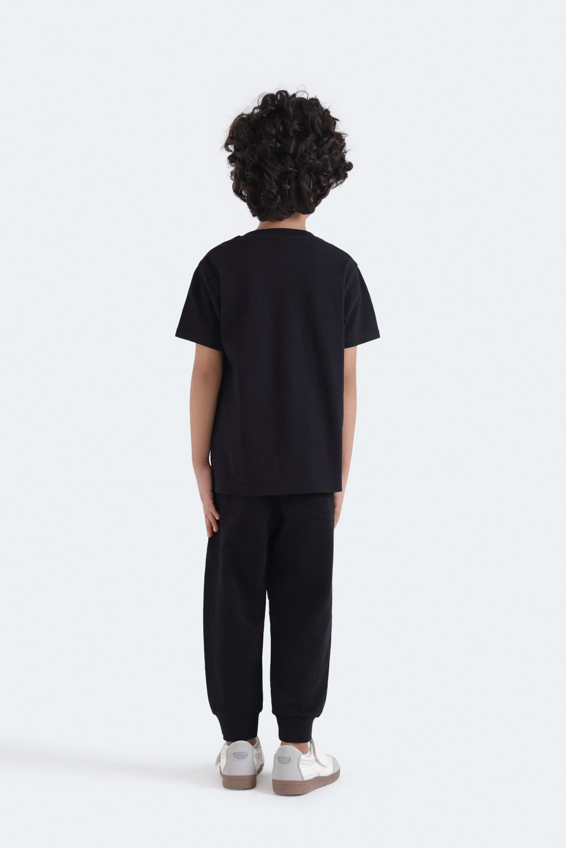 Knit Jogger Trousers With Label Patch - Image 6