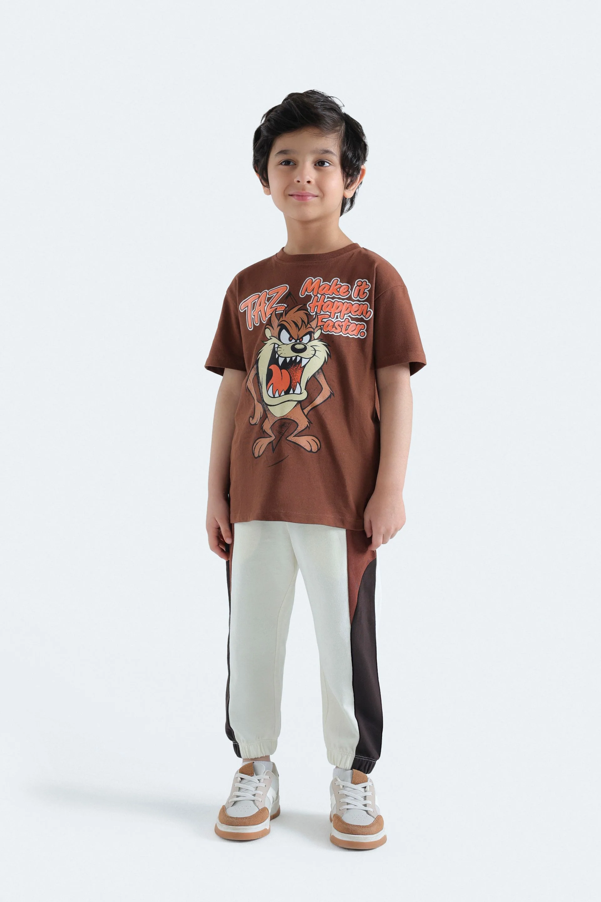 Contrast Knit Jogger Trousers - Image 4