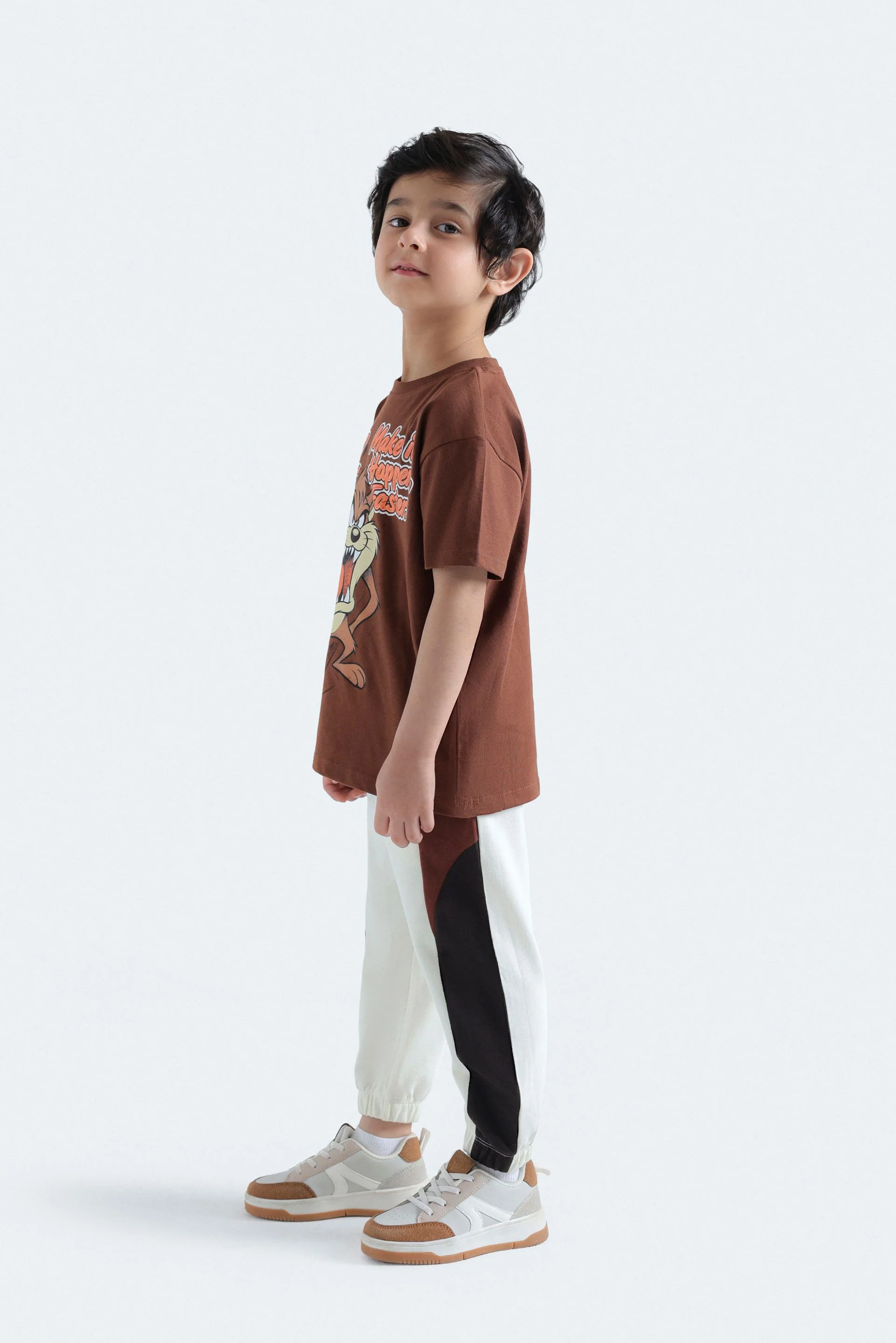 Contrast Knit Jogger Trousers - Image 5