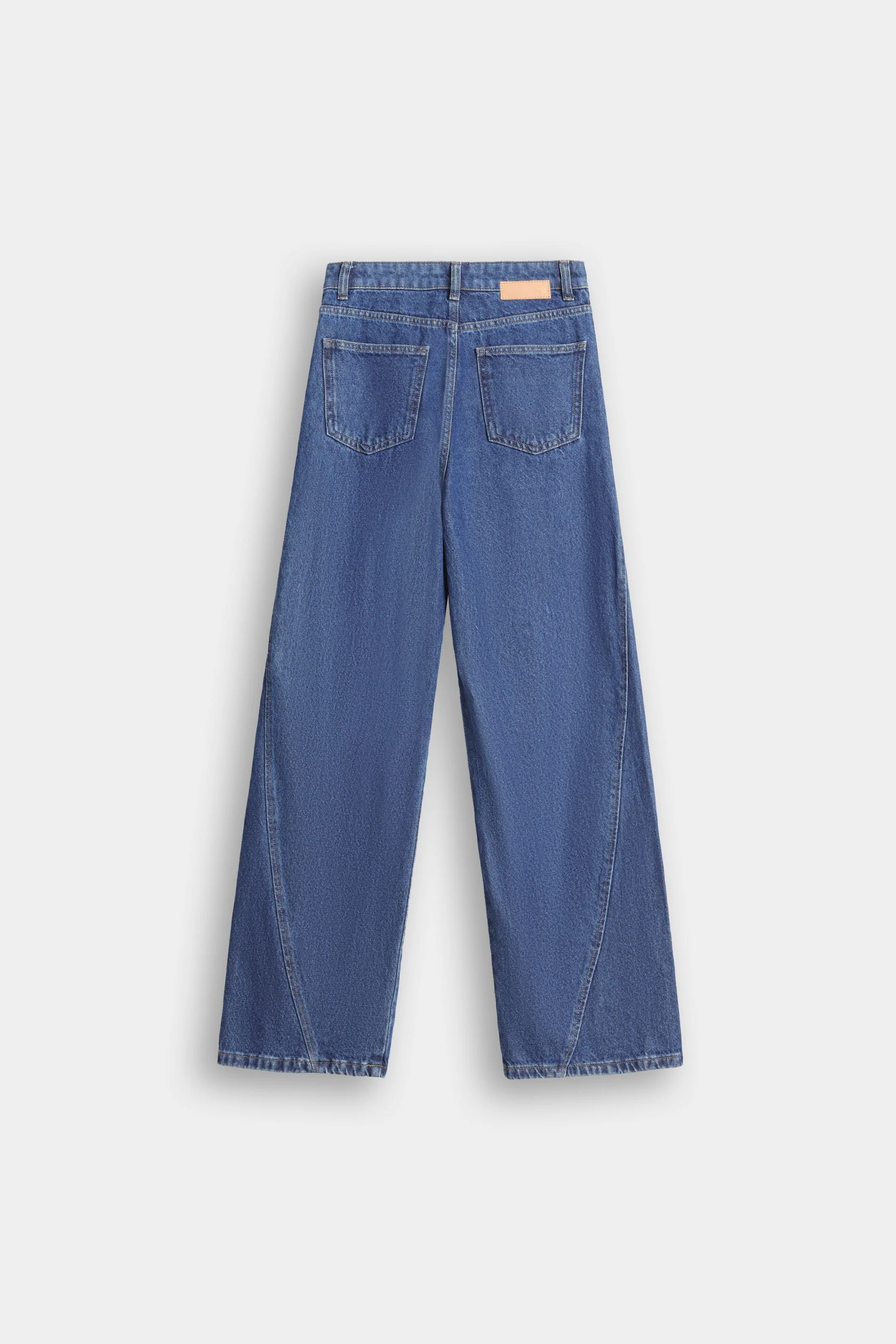 Wide Leg Paneled Jeans - Image 9