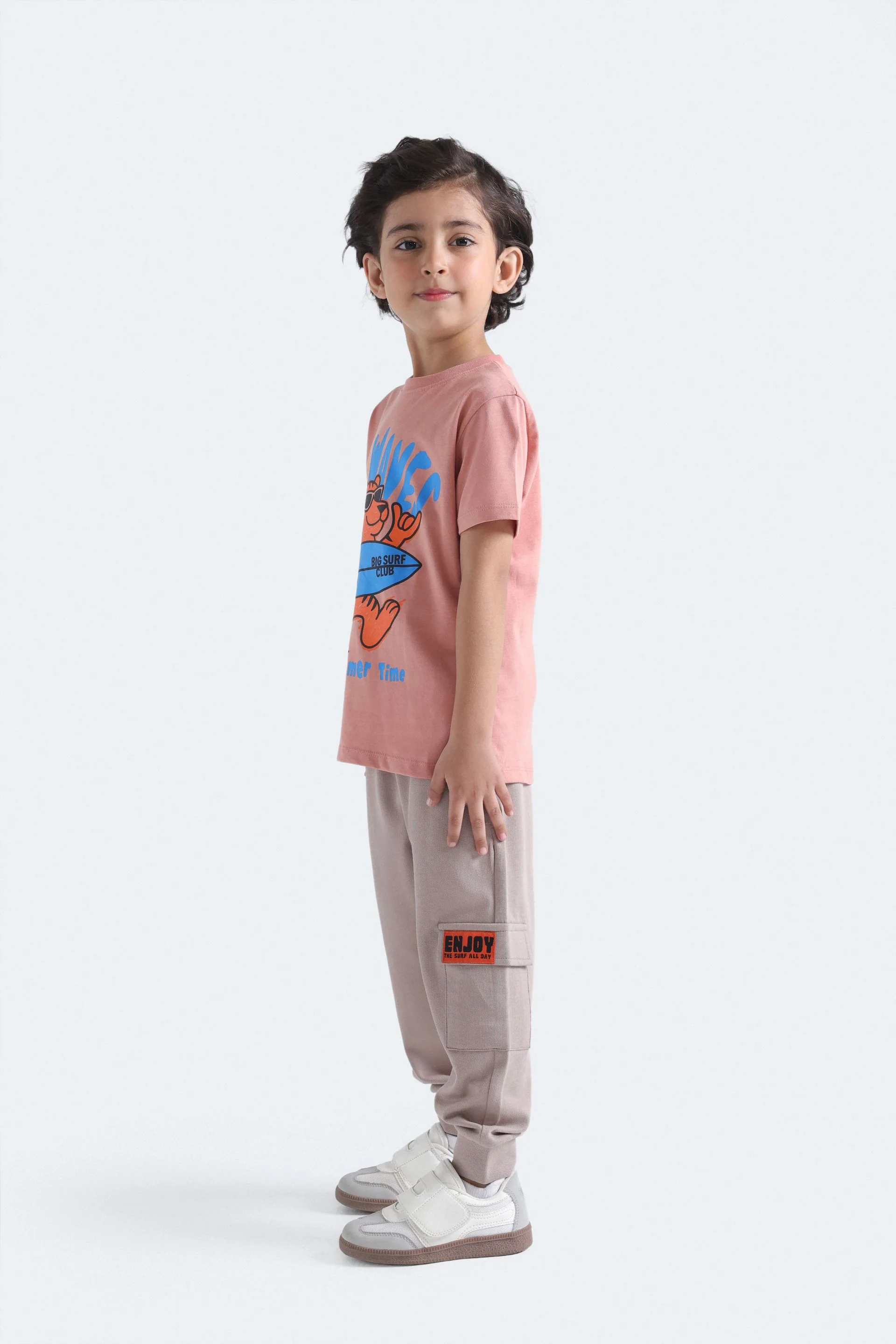 Cargo Jogger Trousers With Label Patch - Image 5