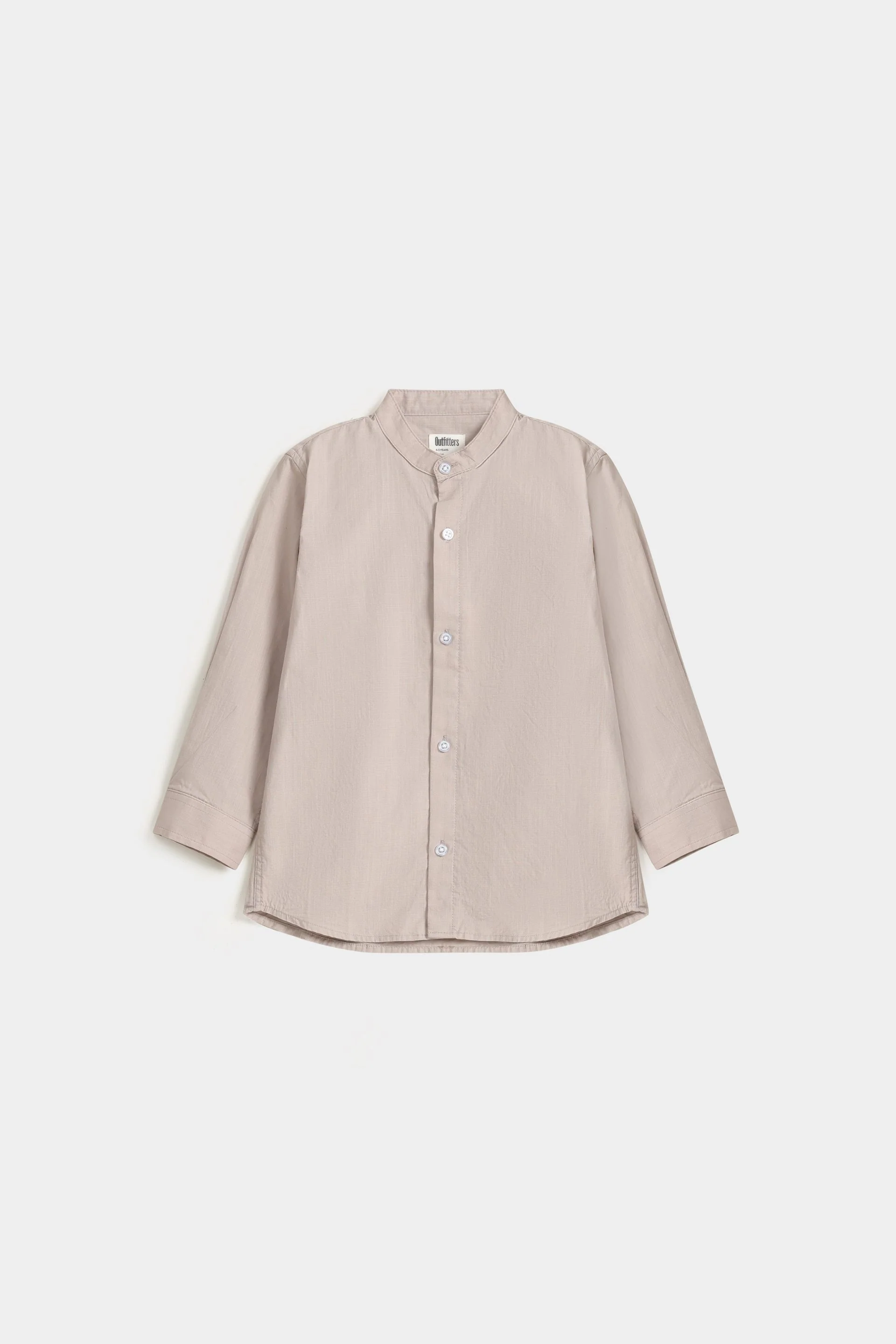 Basic Mandarin Collar Shirt - Image 7