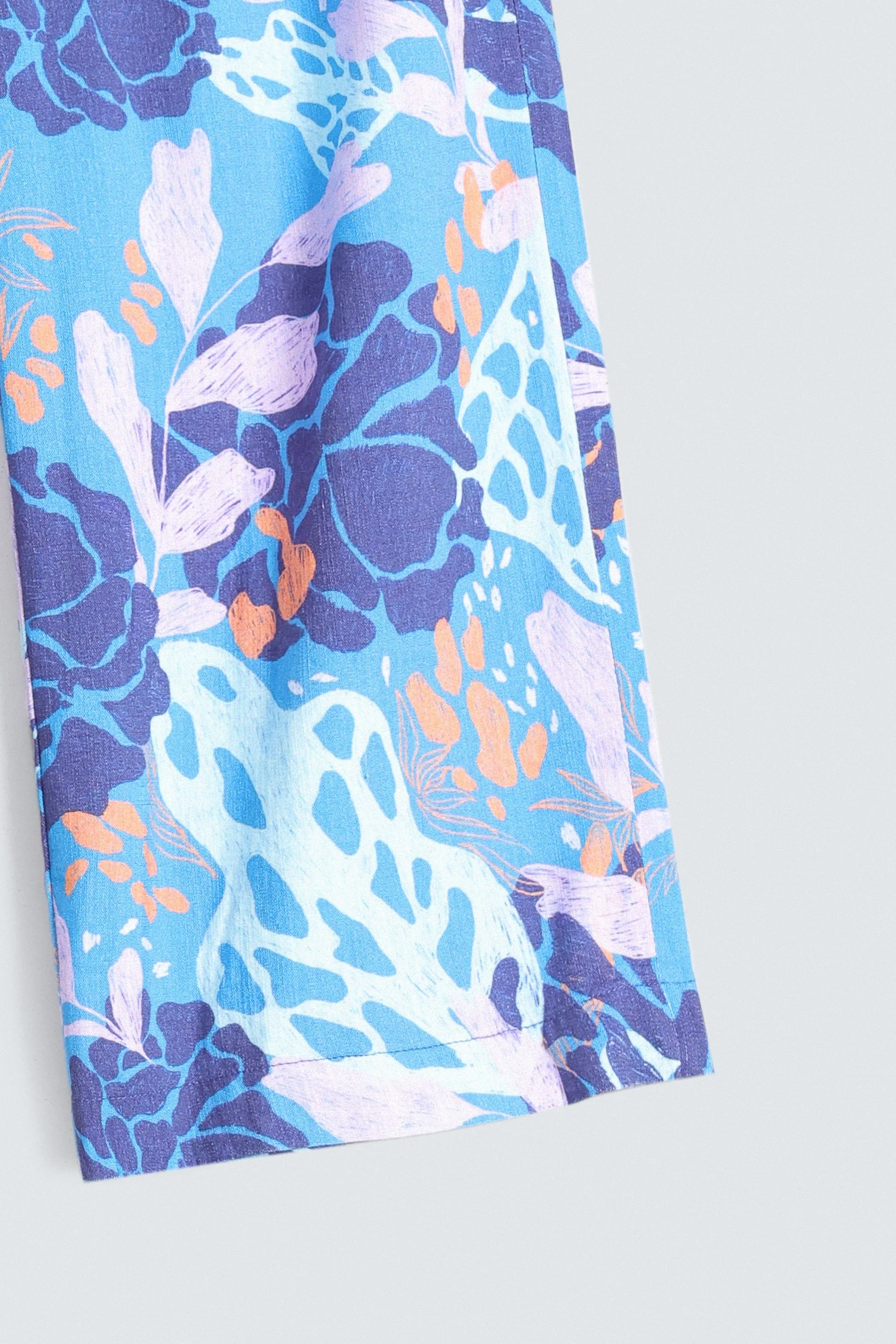 All-Over Printed Wide Leg Trousers - Image 2