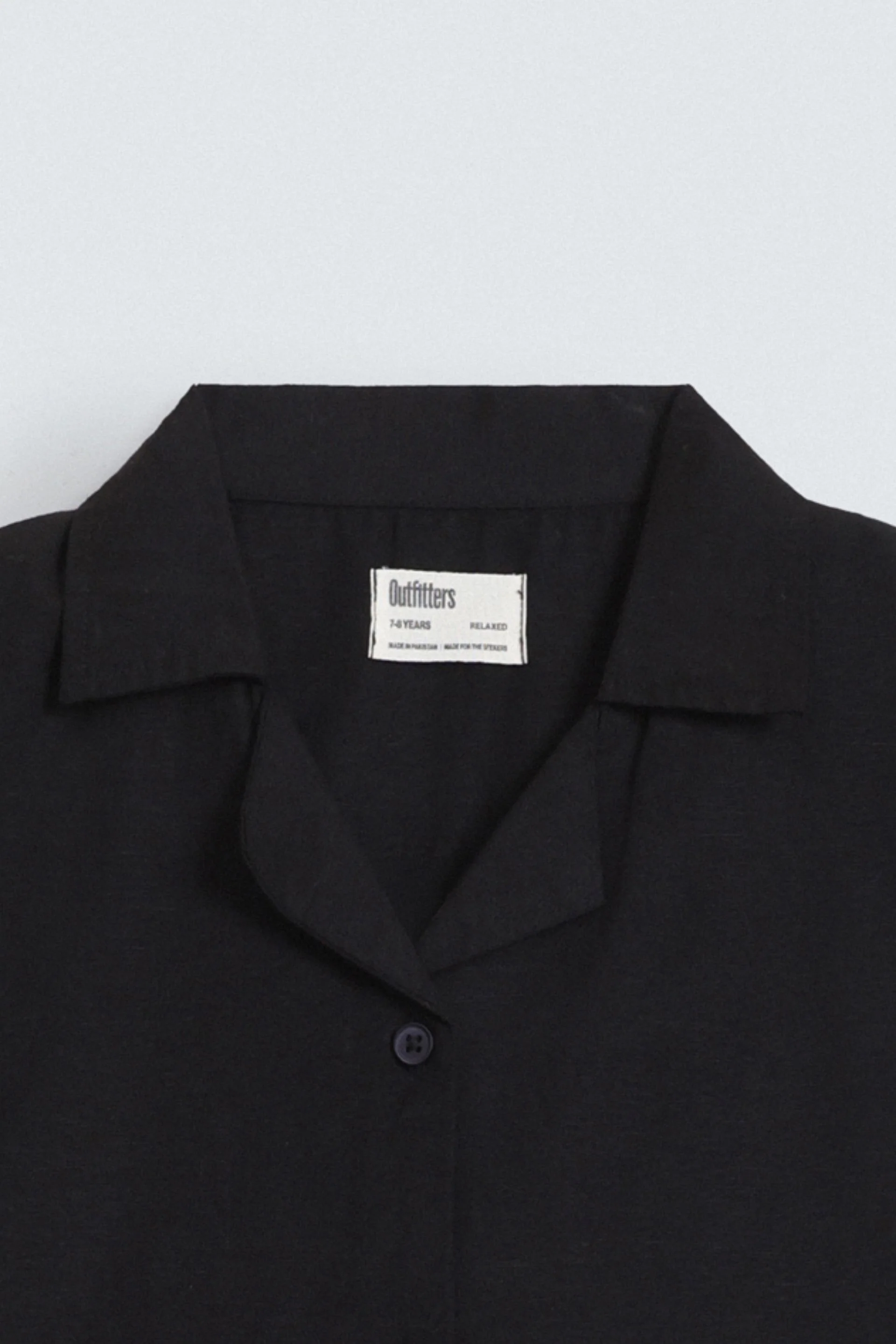 Cropped Resort Collar Shirt - Image 2