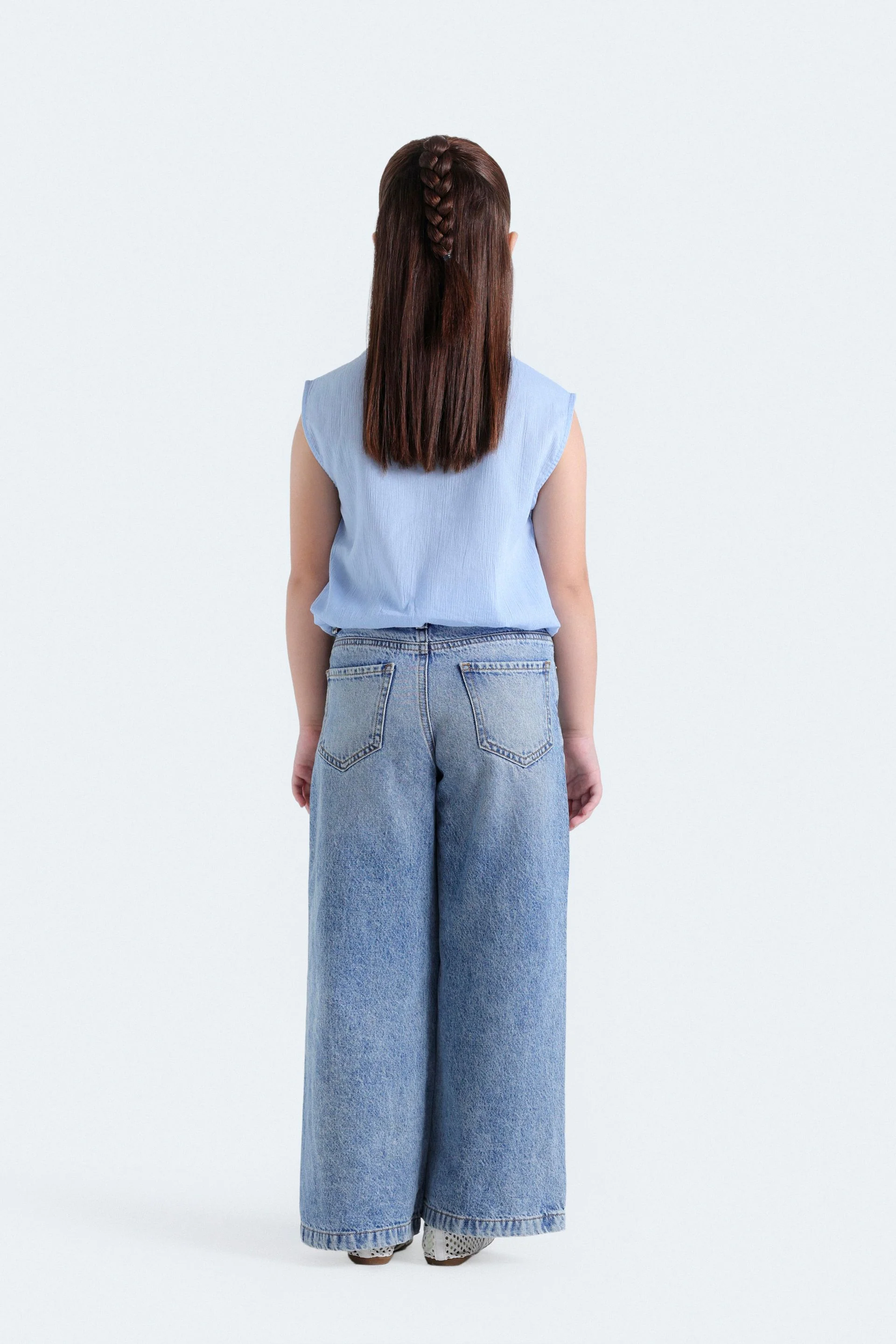 Cropped Button Up Shirt - Image 12