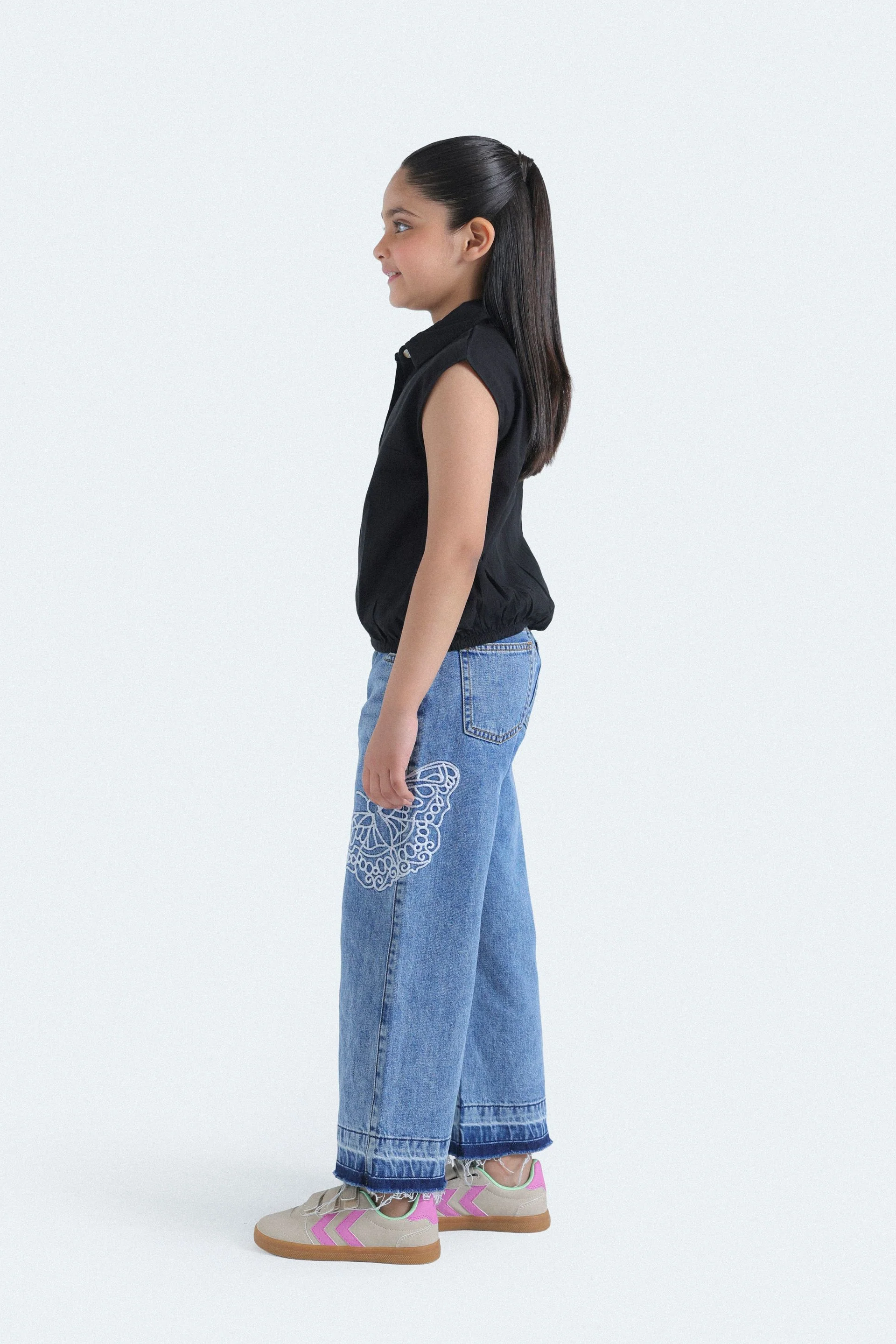 Cropped Button Up Shirt - Image 5