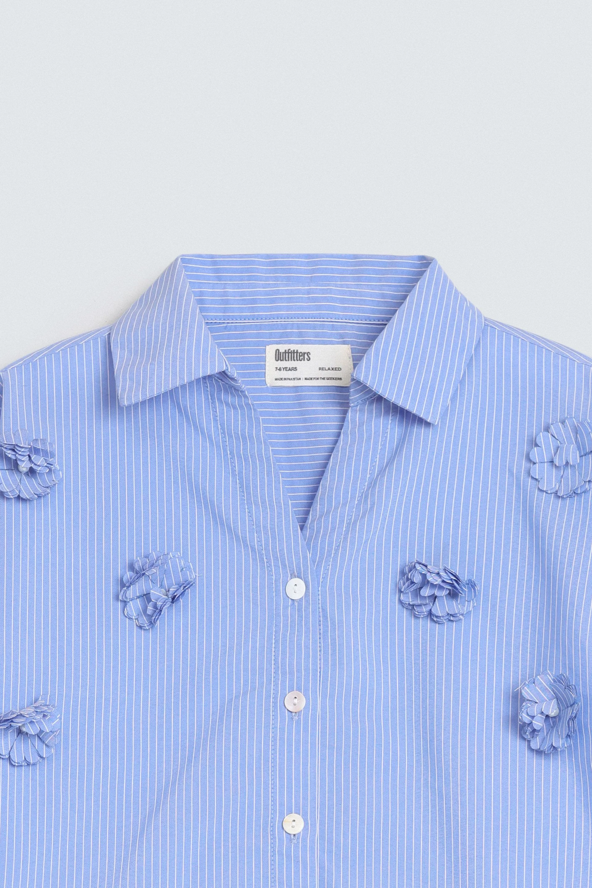 Cropped Embellished Shirt - Image 2