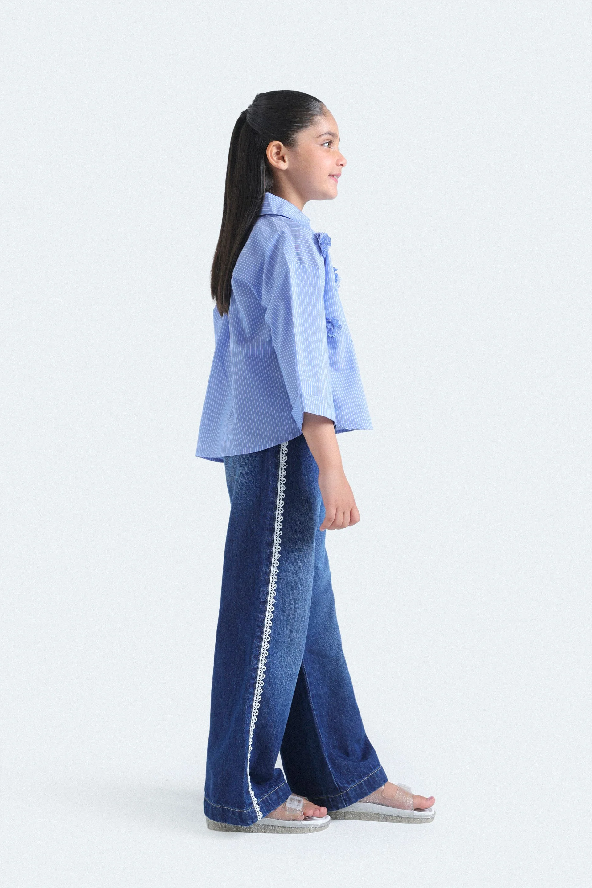 Cropped Embellished Shirt - Image 5