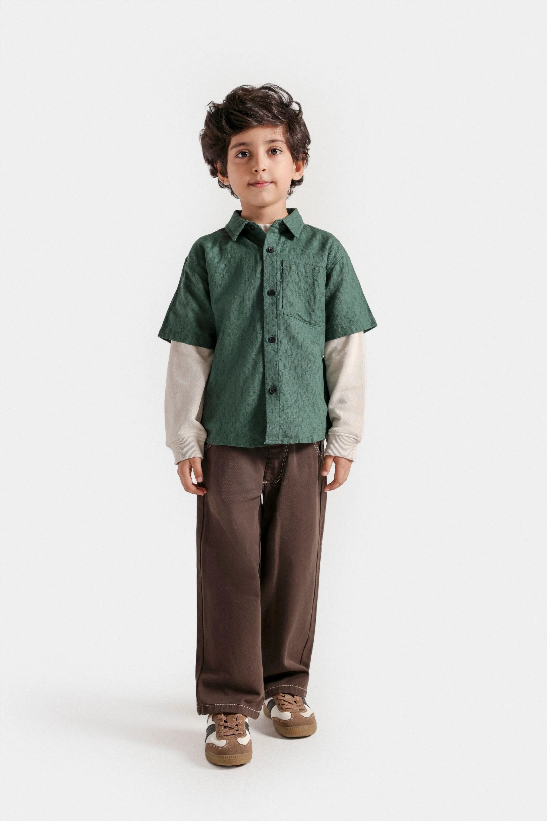 Jacquard Button Up Shirt - Image 4