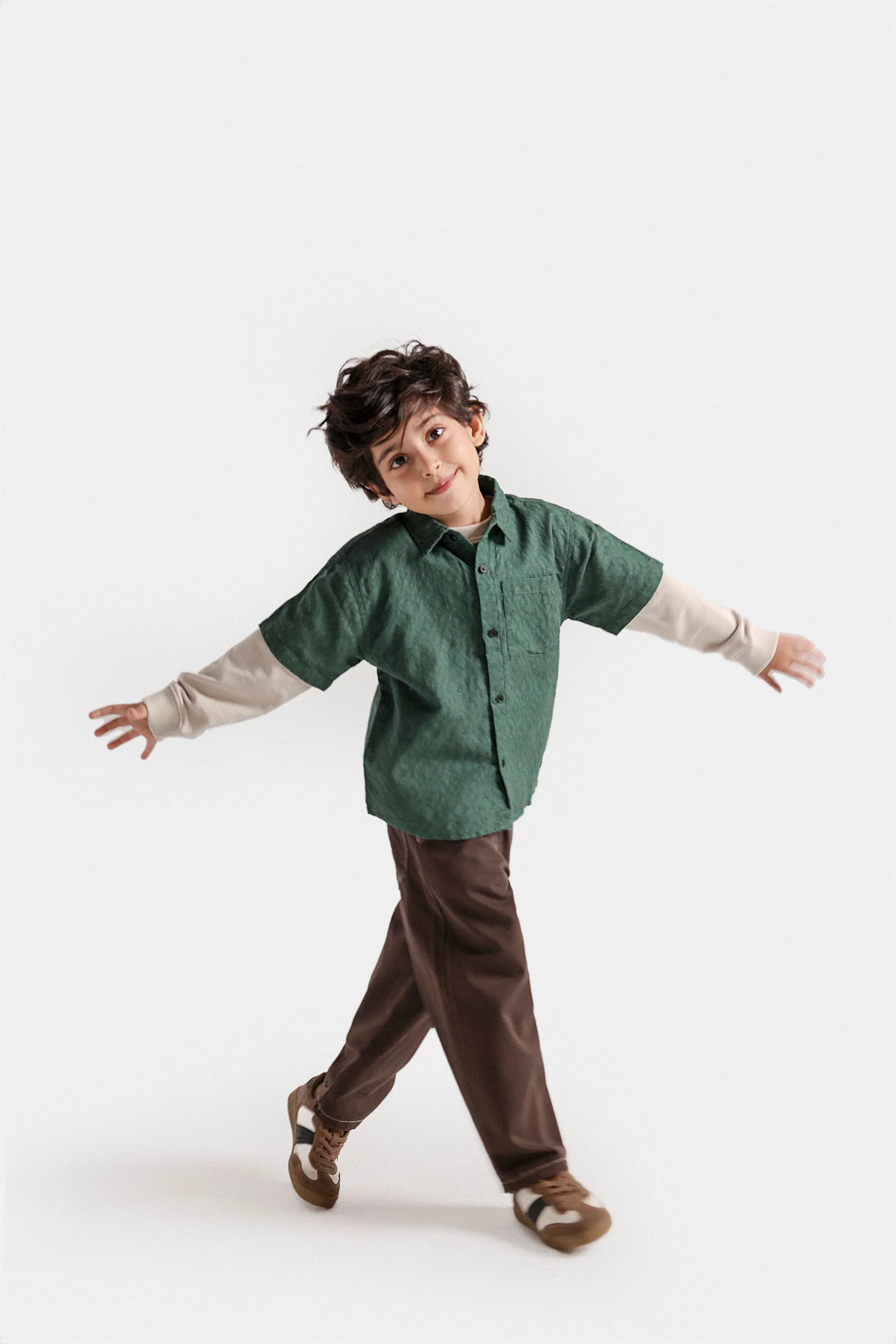 Jacquard Button Up Shirt - Image 5