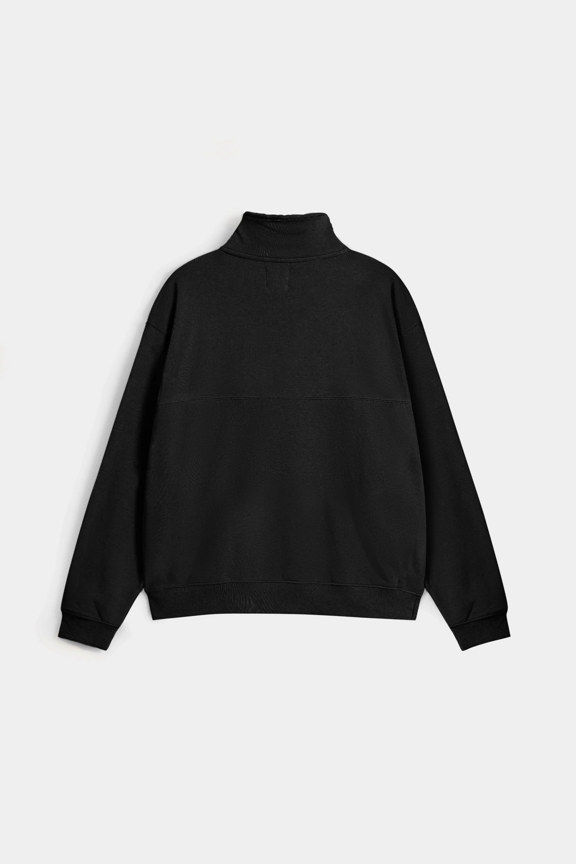Buttoned Quarter Placket Sweatshirt - Image 13