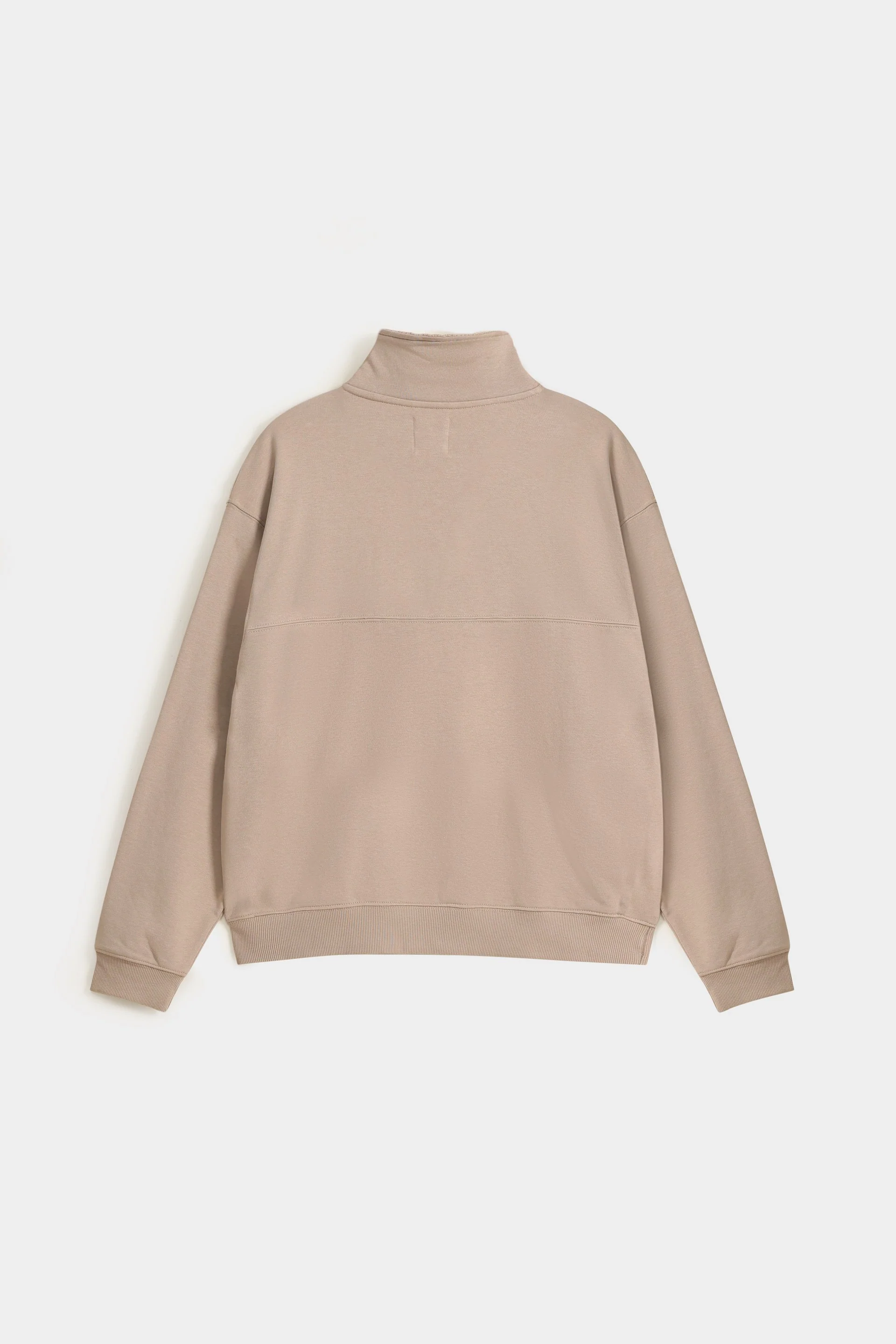 Buttoned Quarter Placket Sweatshirt - Image 6