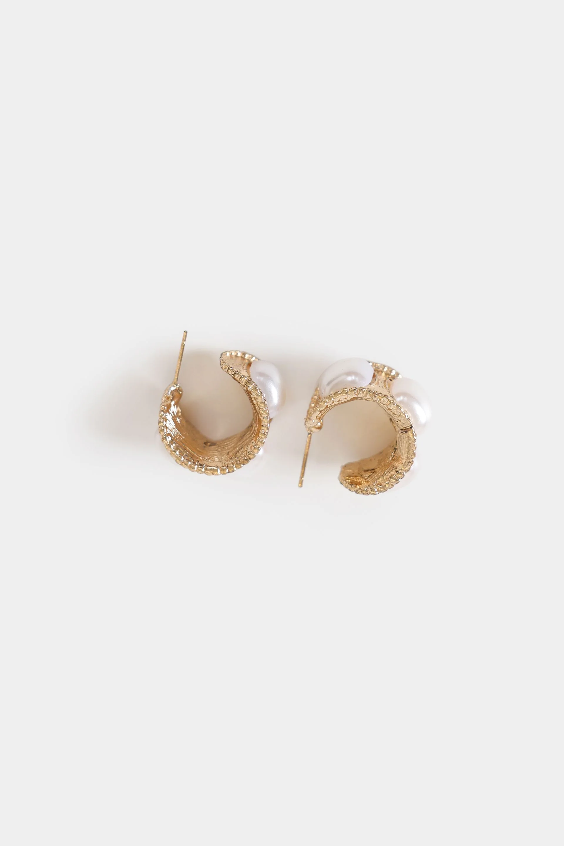 Chunky Pearl Hoops - Image 6