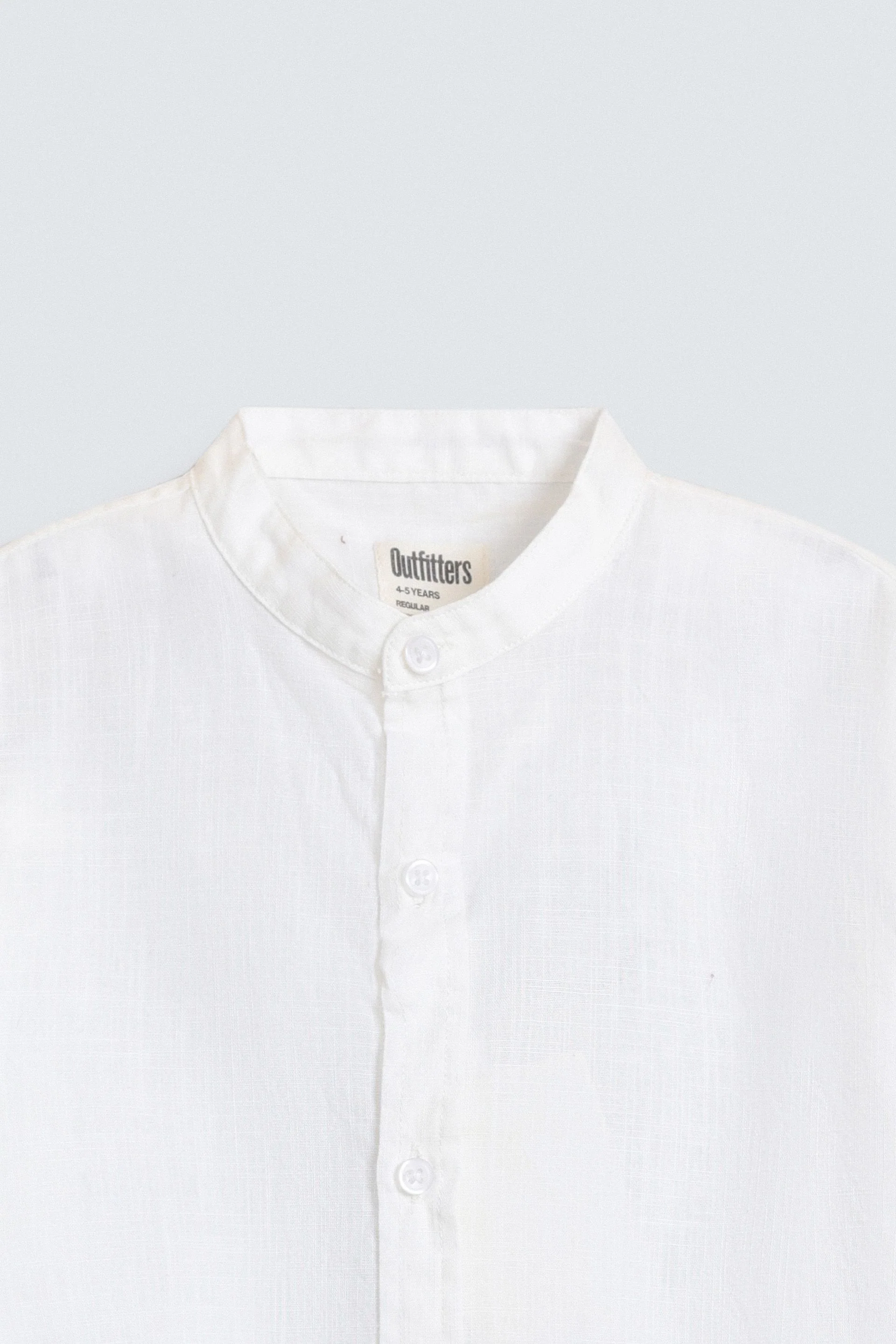 Textured Mandarin Collar Shirt - Image 14