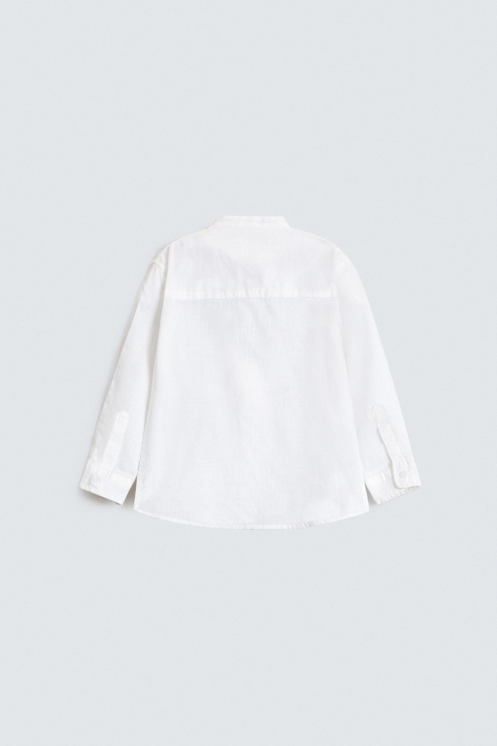 Textured Mandarin Collar Shirt - Image 15