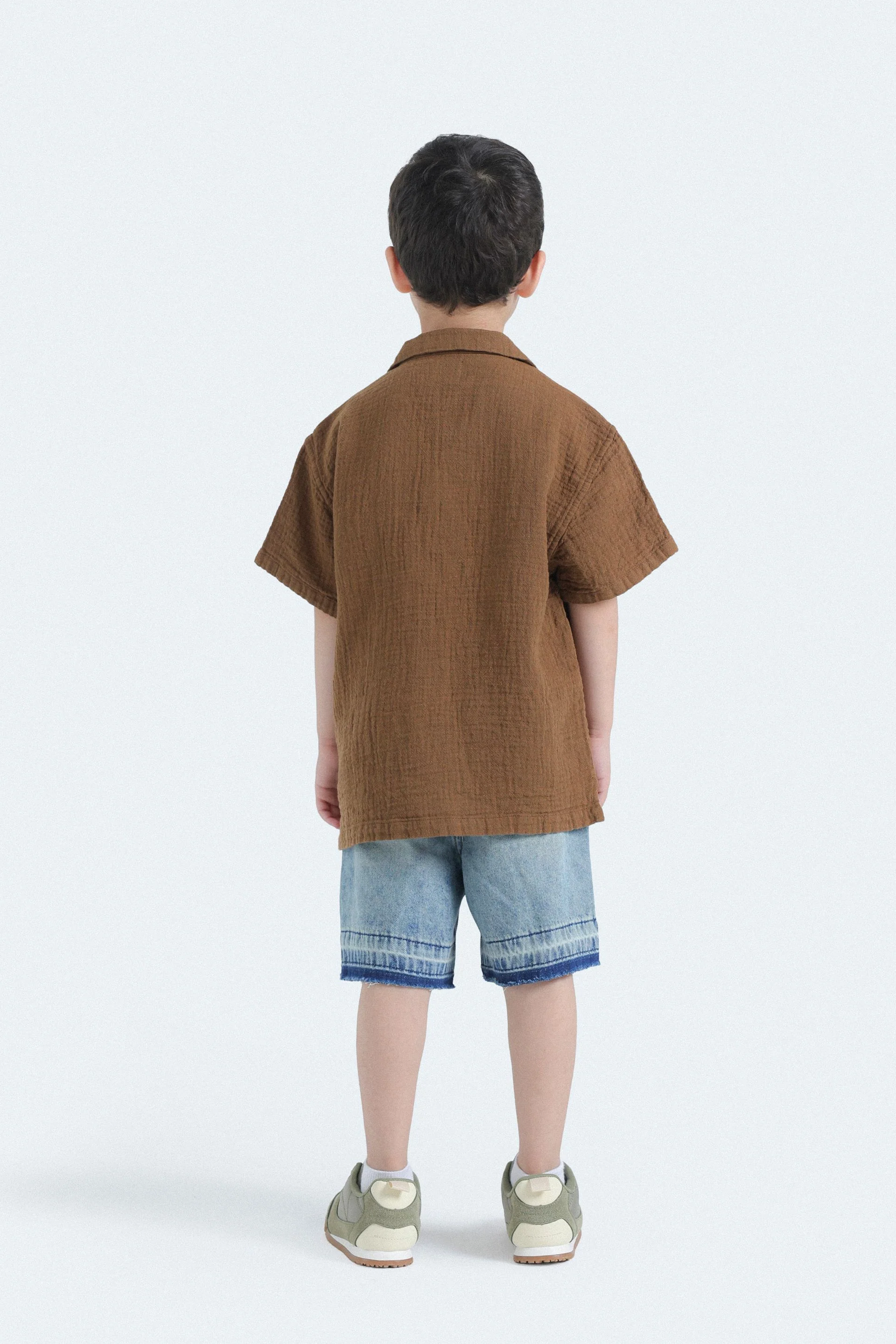 Textured Embroidered Shirt - Image 7