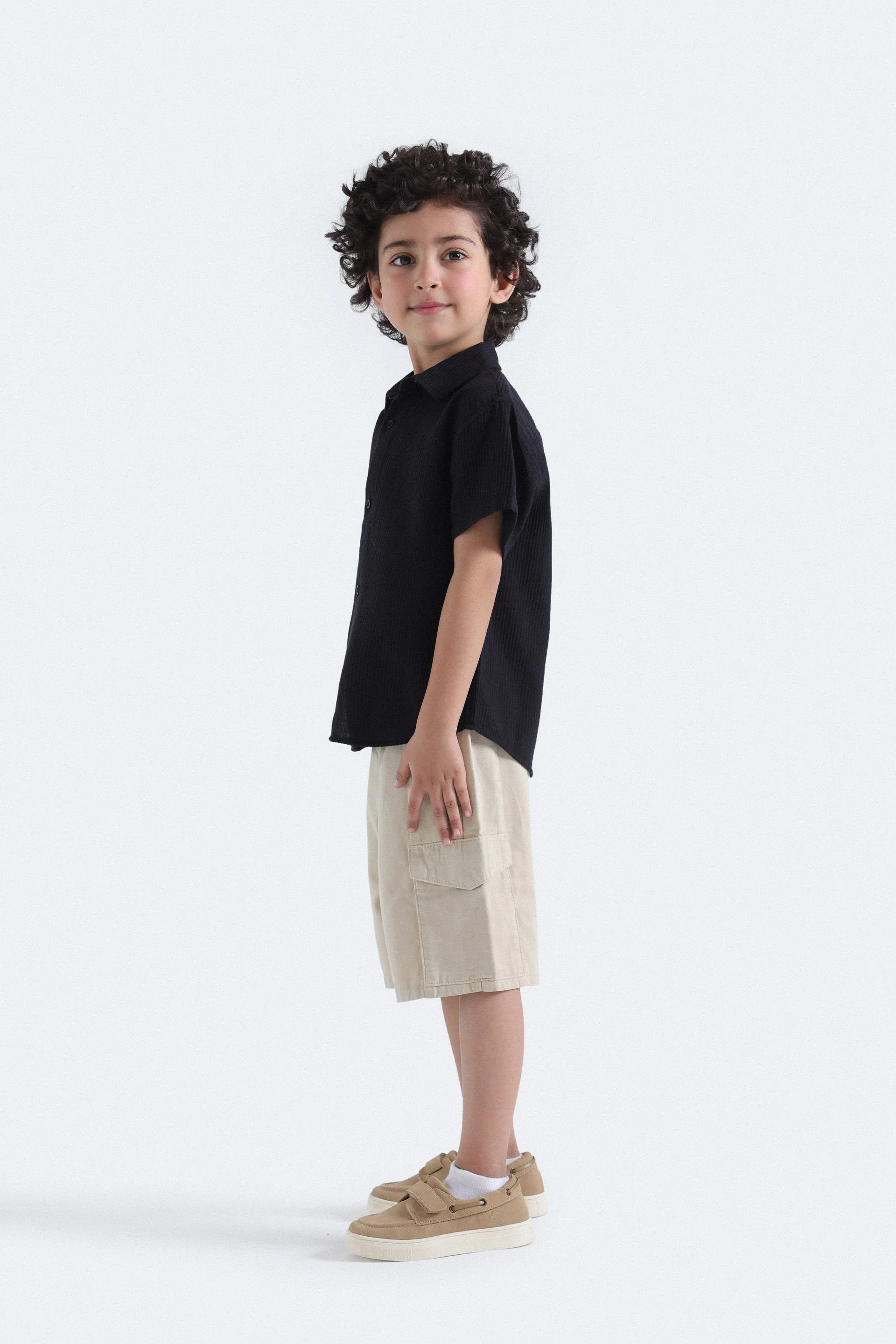 Textured Button Up Shirt - Image 5