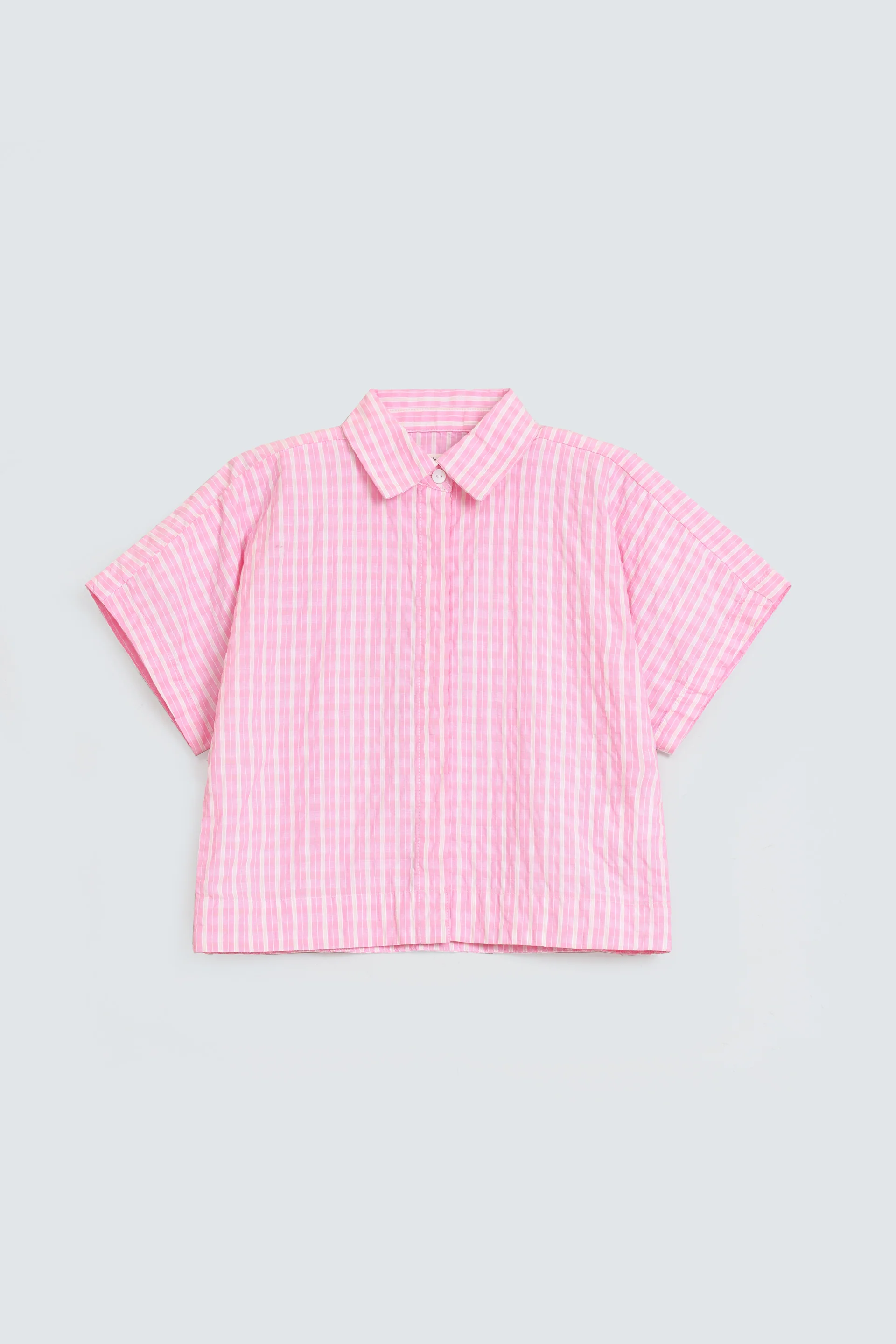 Cropped Striped Shirt