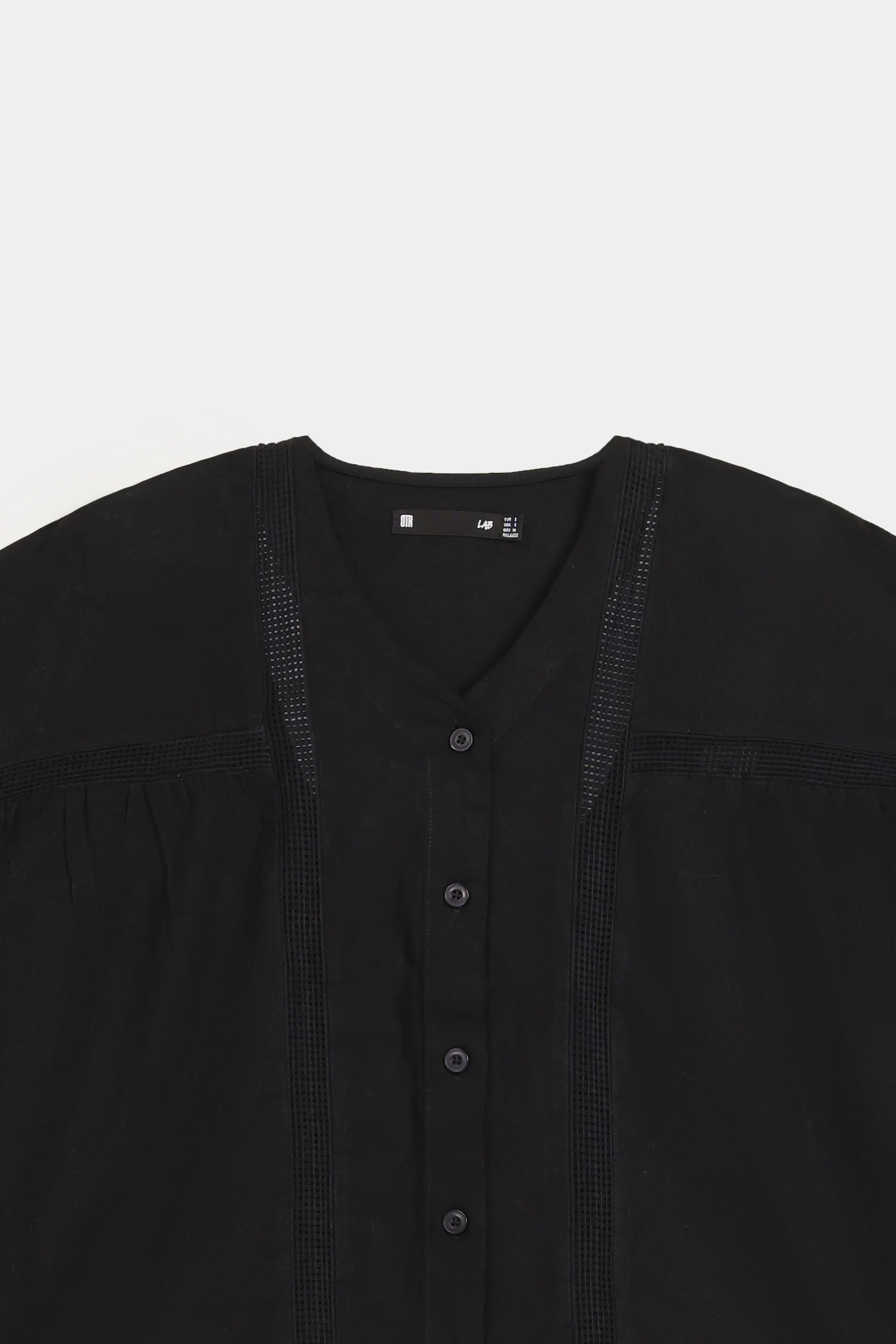 Cropped Shirt With Lace Detail - Image 6