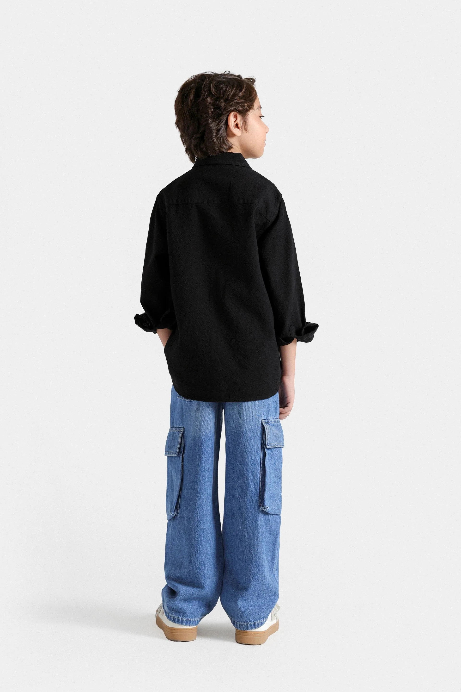 Basic Textured Shirt - Image 5