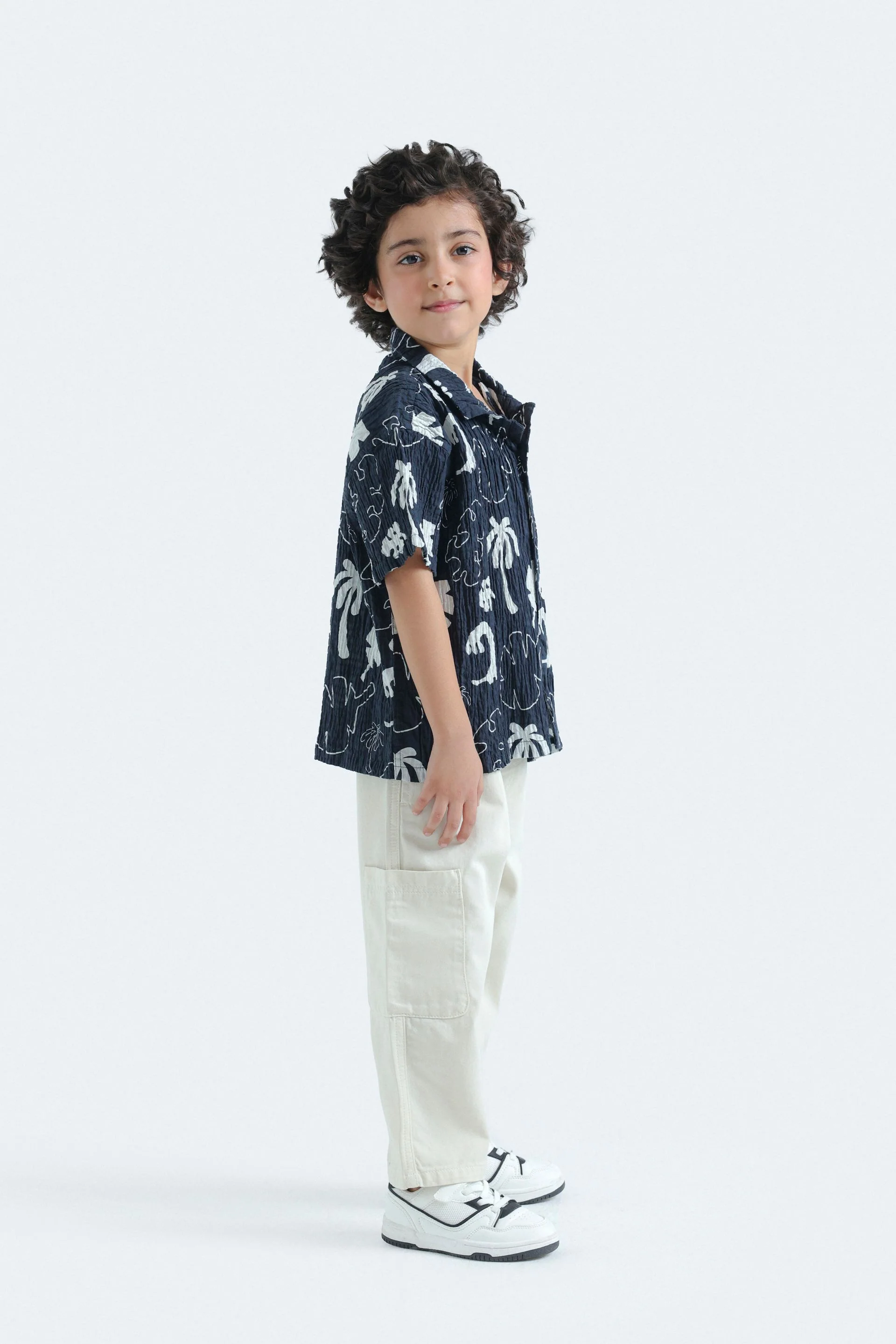 All-Over Print Textured Shirt - Image 5