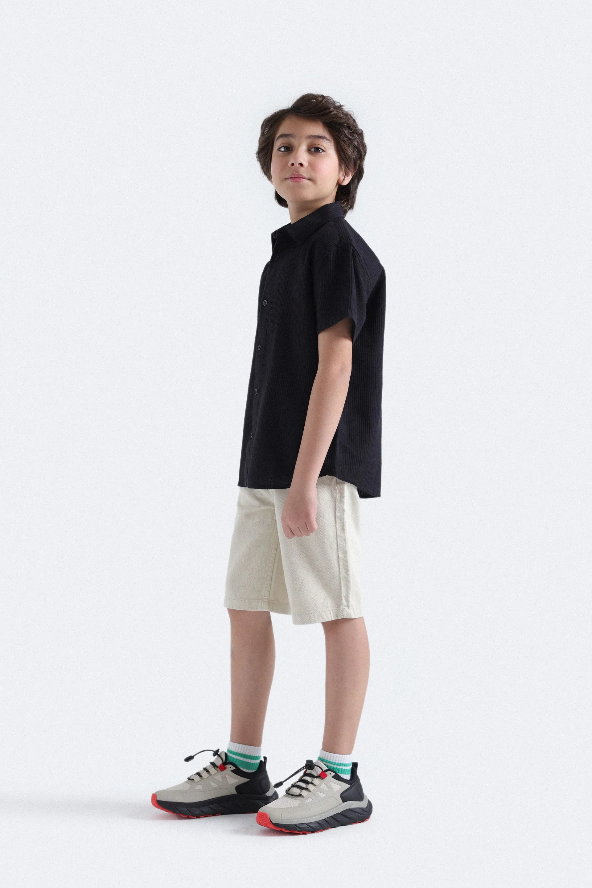 Textured Button Up Shirt - Image 5