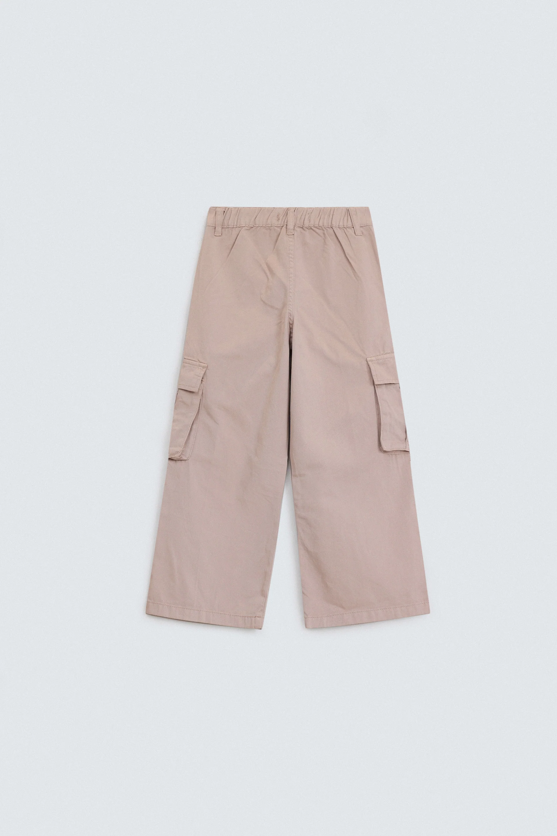 Wide Leg Cargo Trousers - Image 4