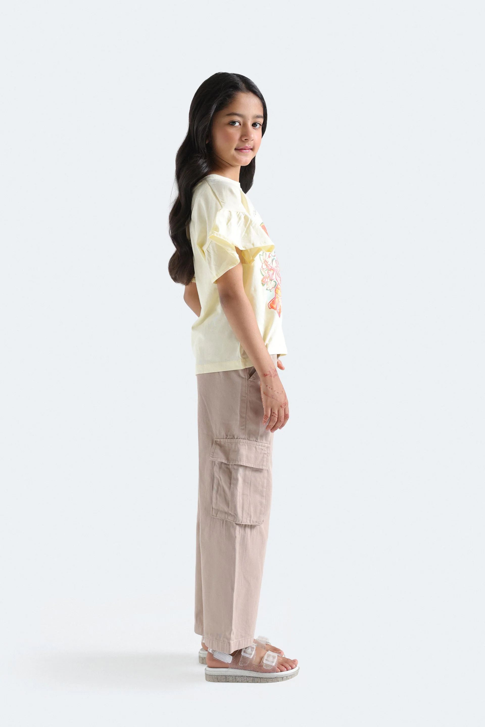 Wide Leg Cargo Trousers - Image 6