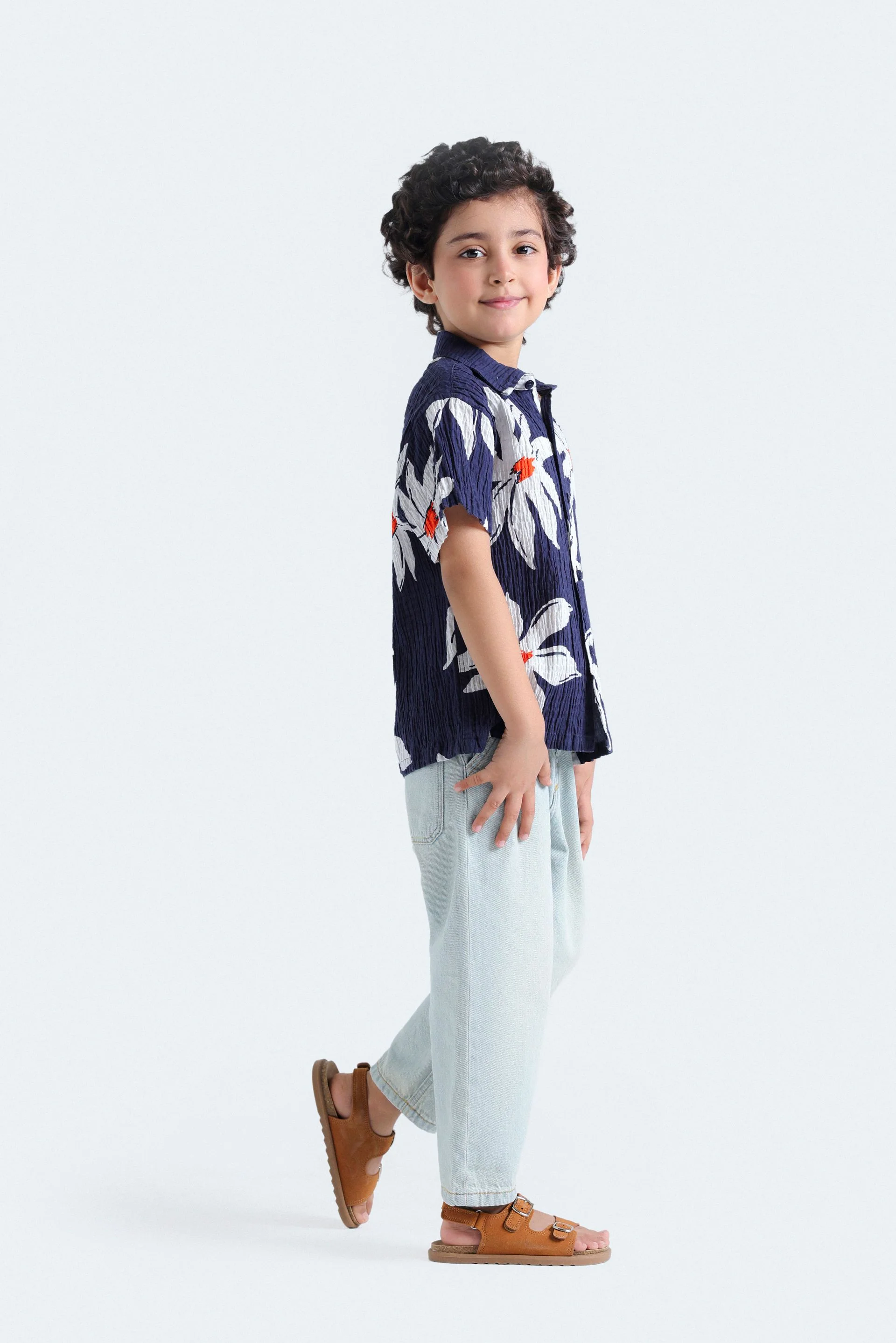 All-Over Print Textured Shirt - Image 5
