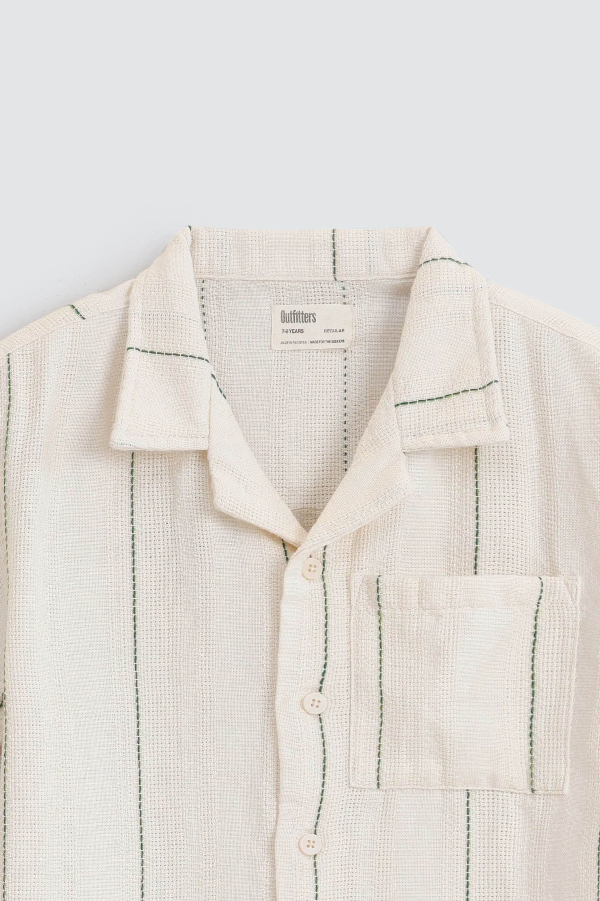 Striped Jacquard Shirt - Image 2
