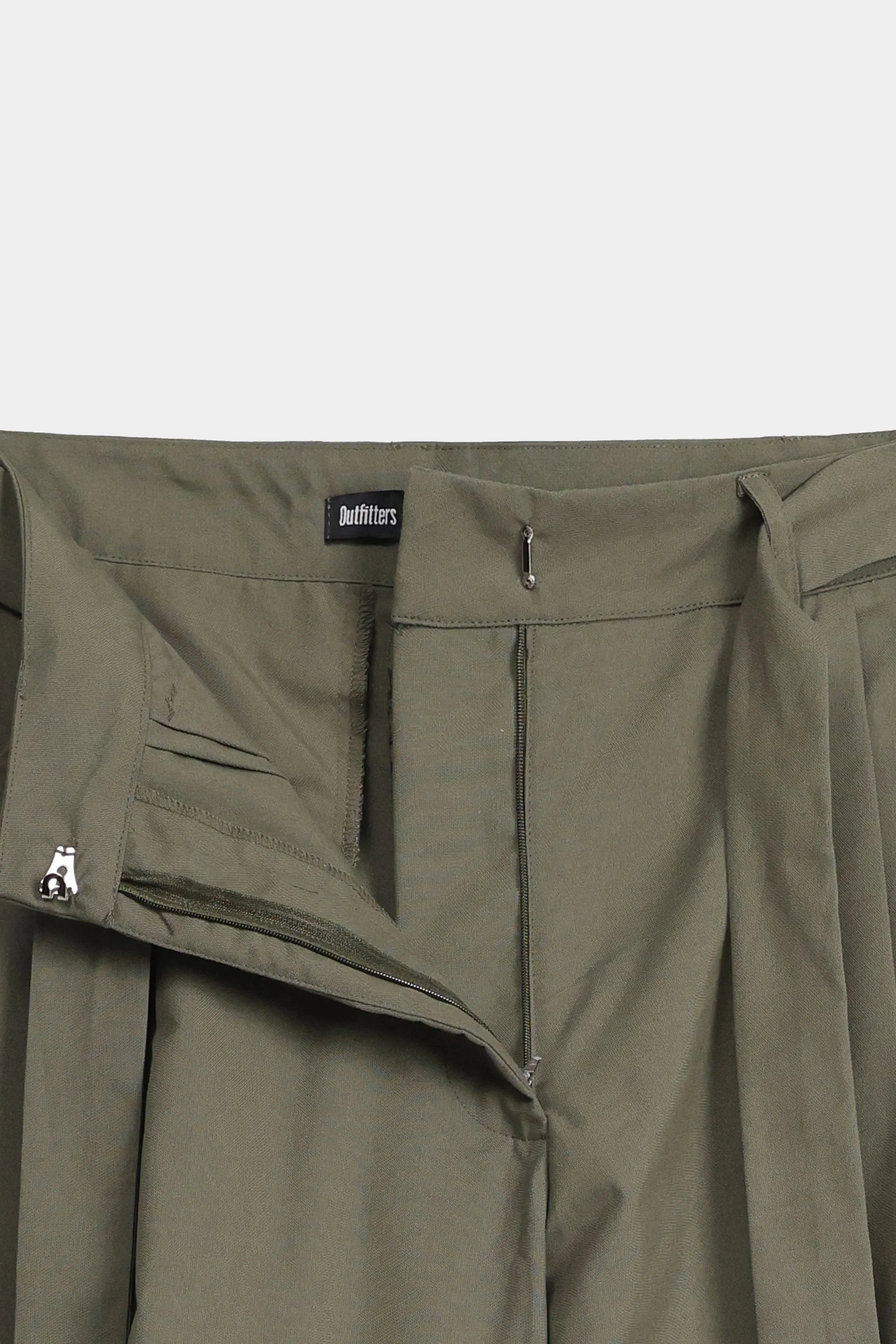 Wide Leg Pleated Trousers - Image 14