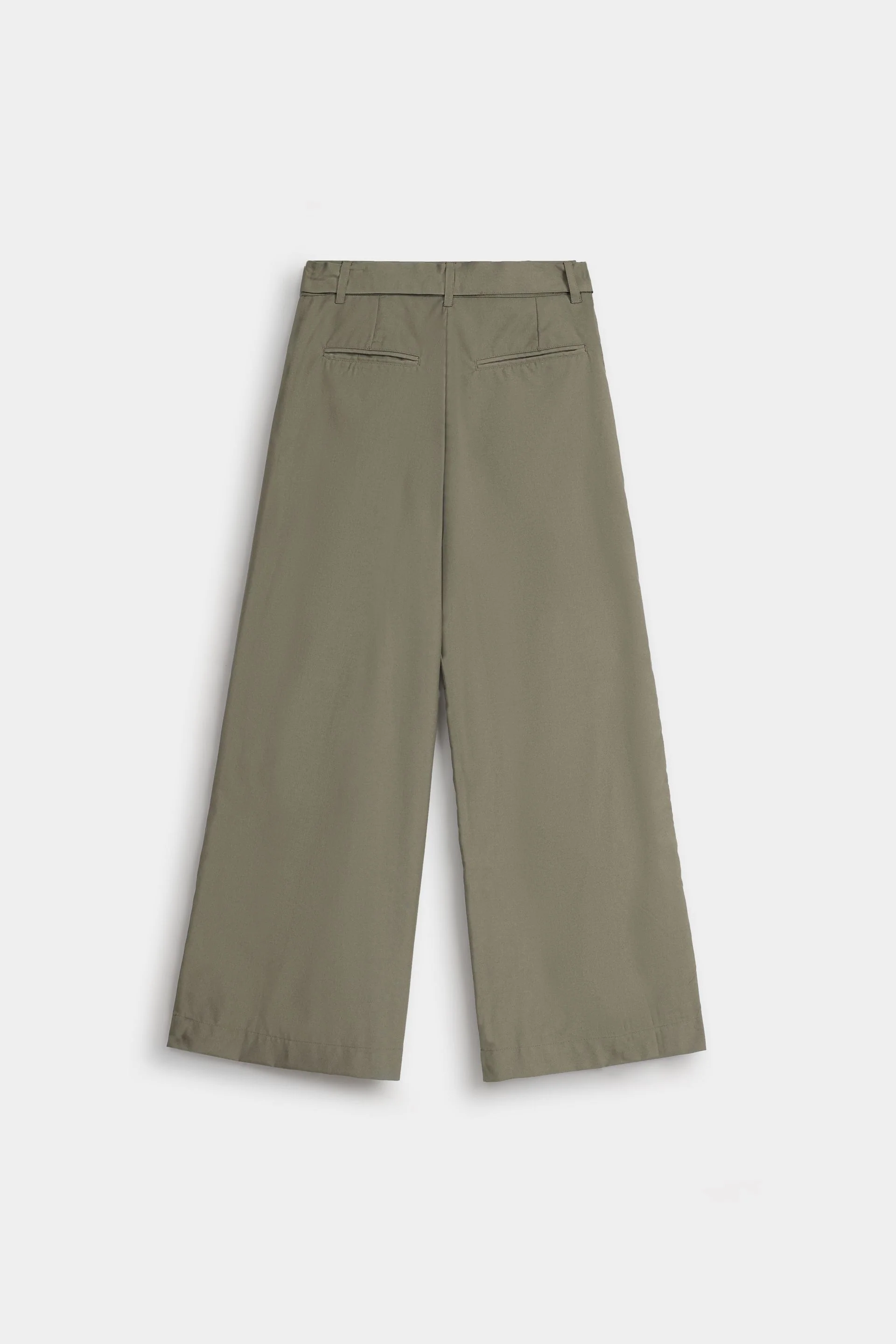 Wide Leg Pleated Trousers - Image 16