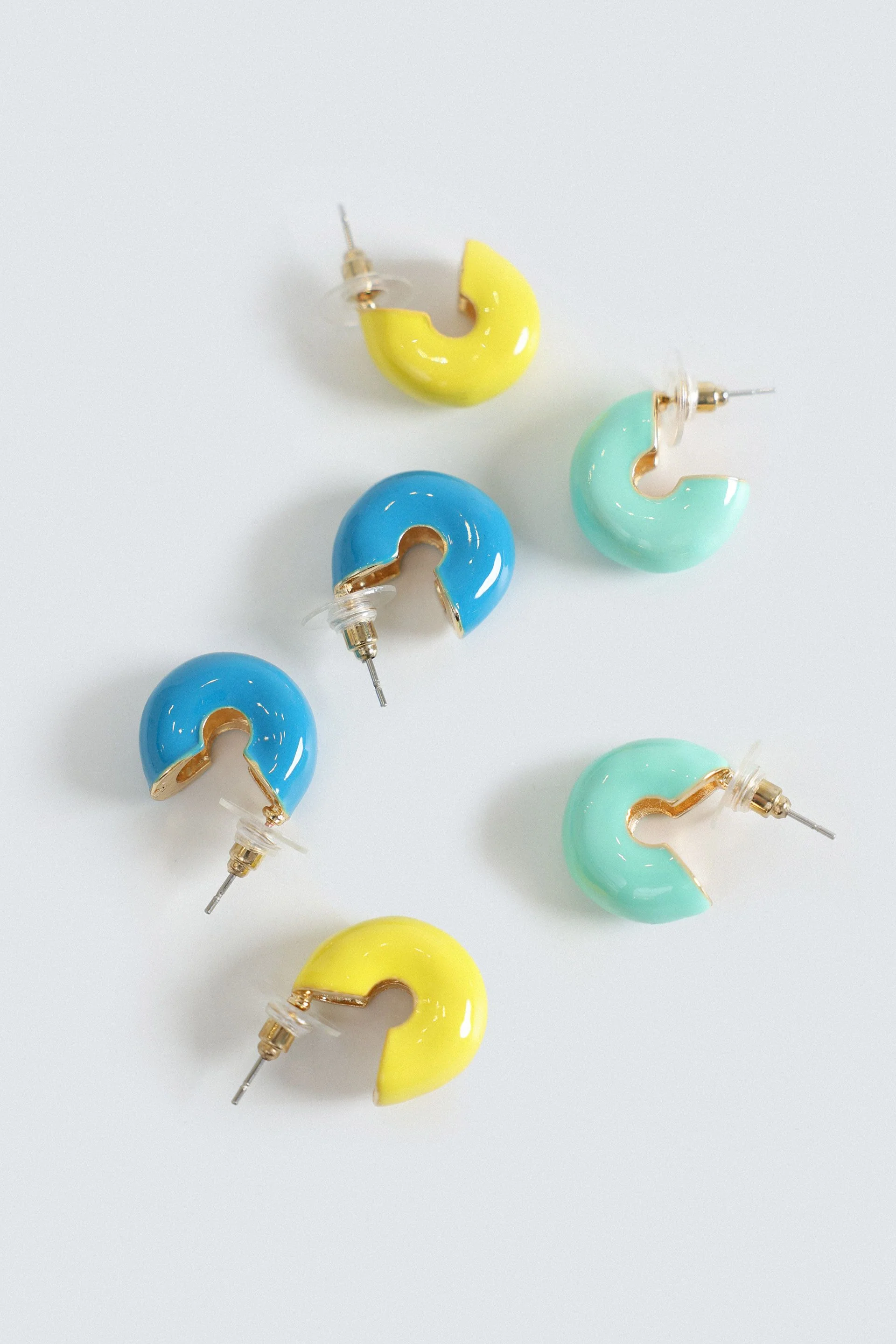 Chunky Hoop Earrings - Image 2
