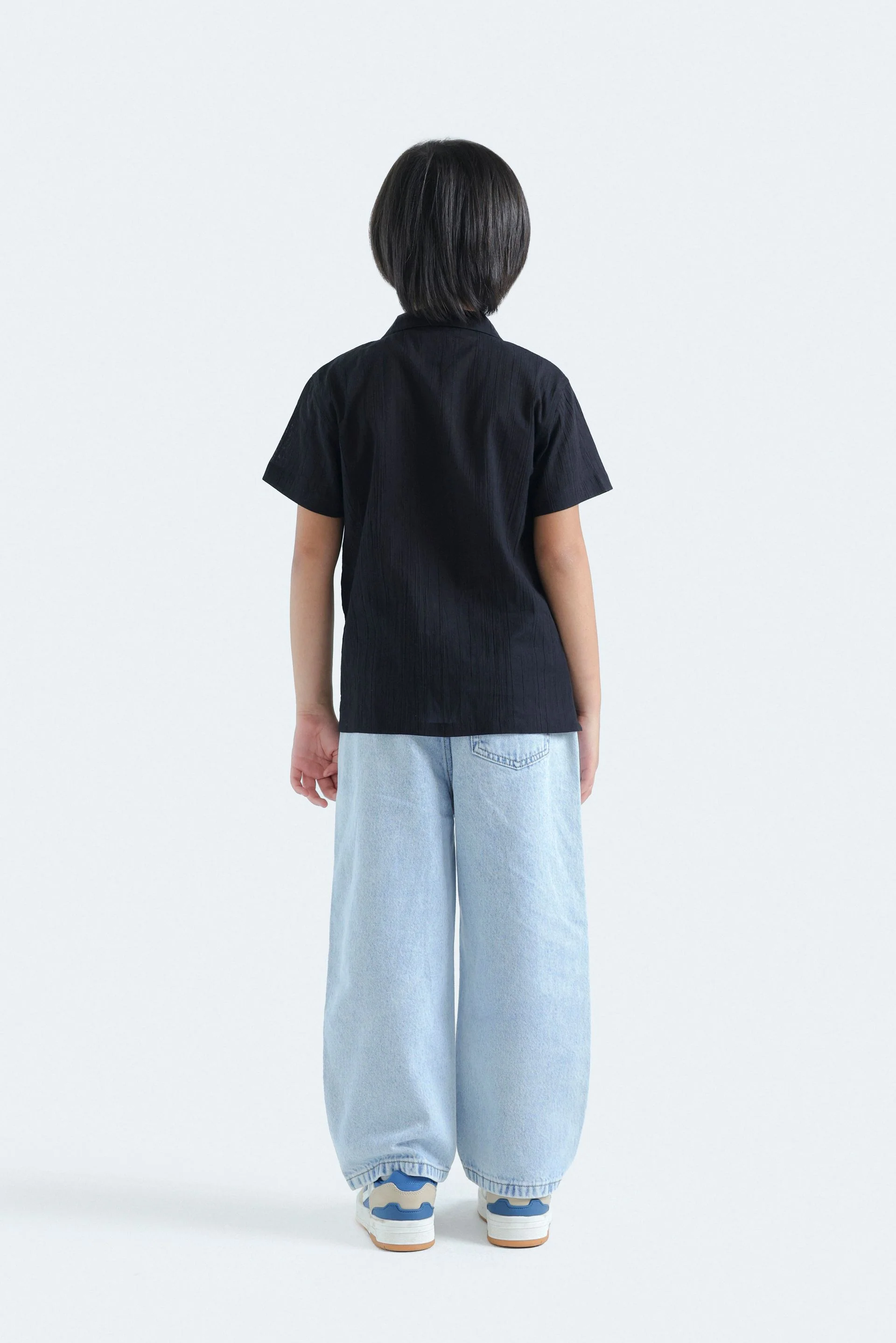 Resort Collar Textured Shirt - Image 6