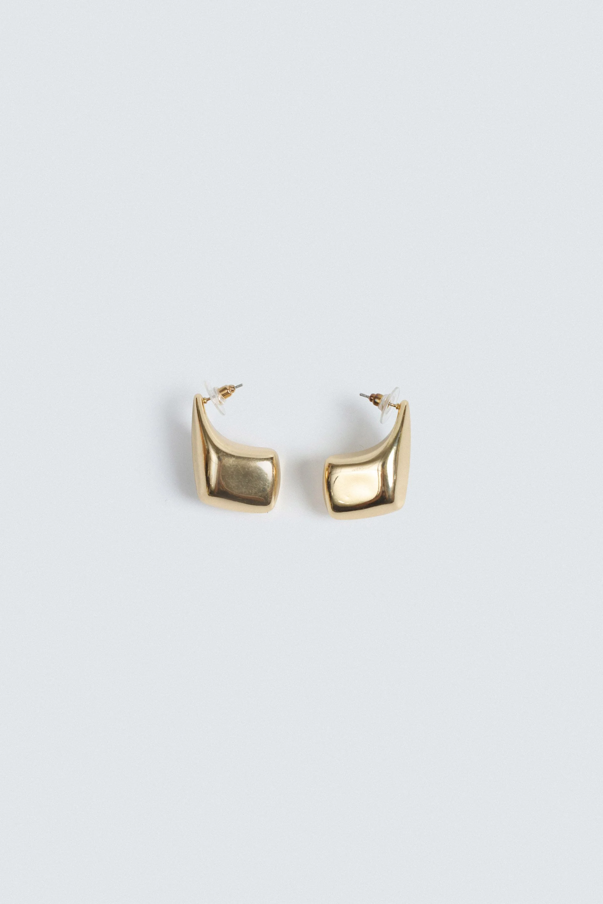 Chunky Square Earrings - Image 2