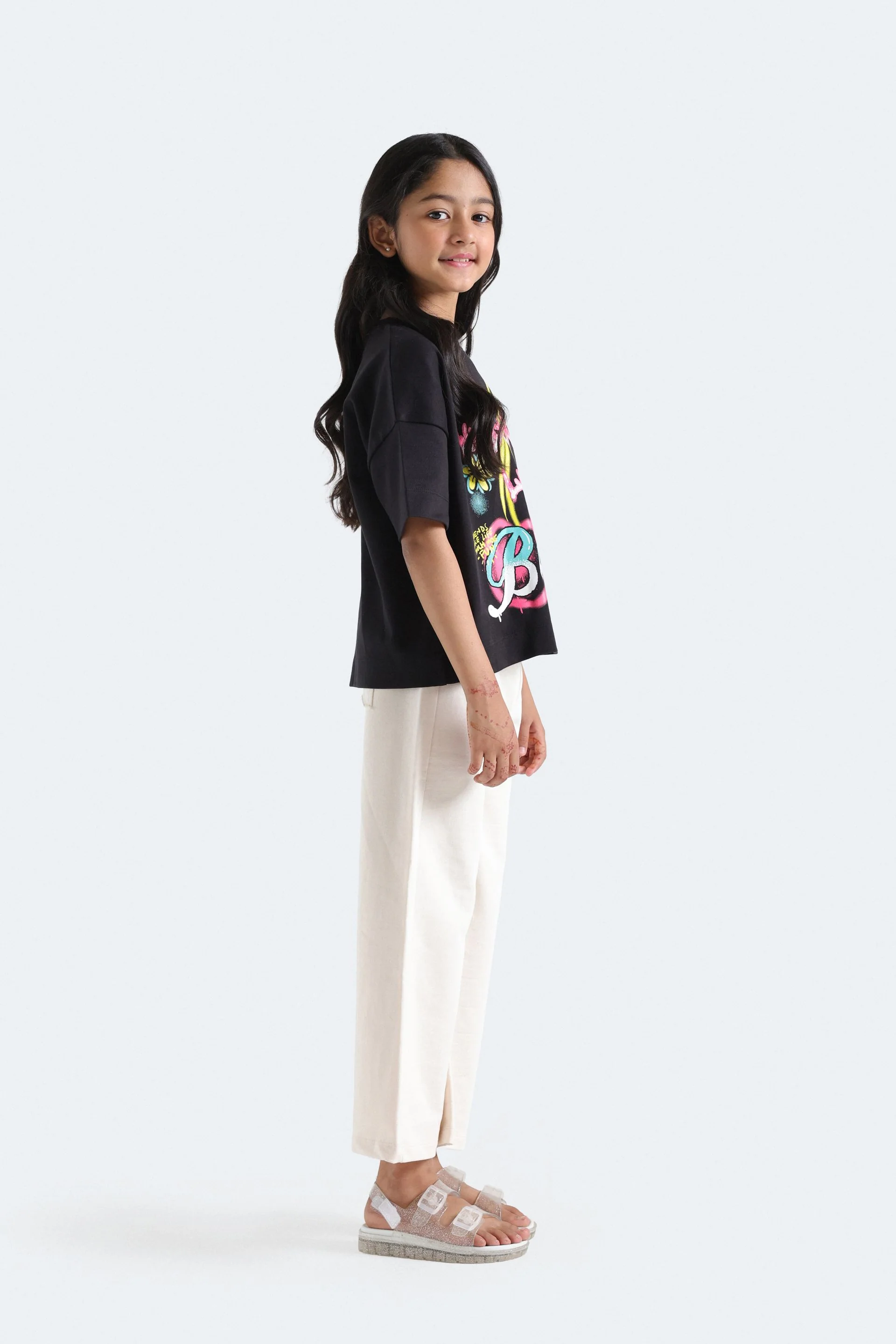 Flared Fit Trousers - Image 5