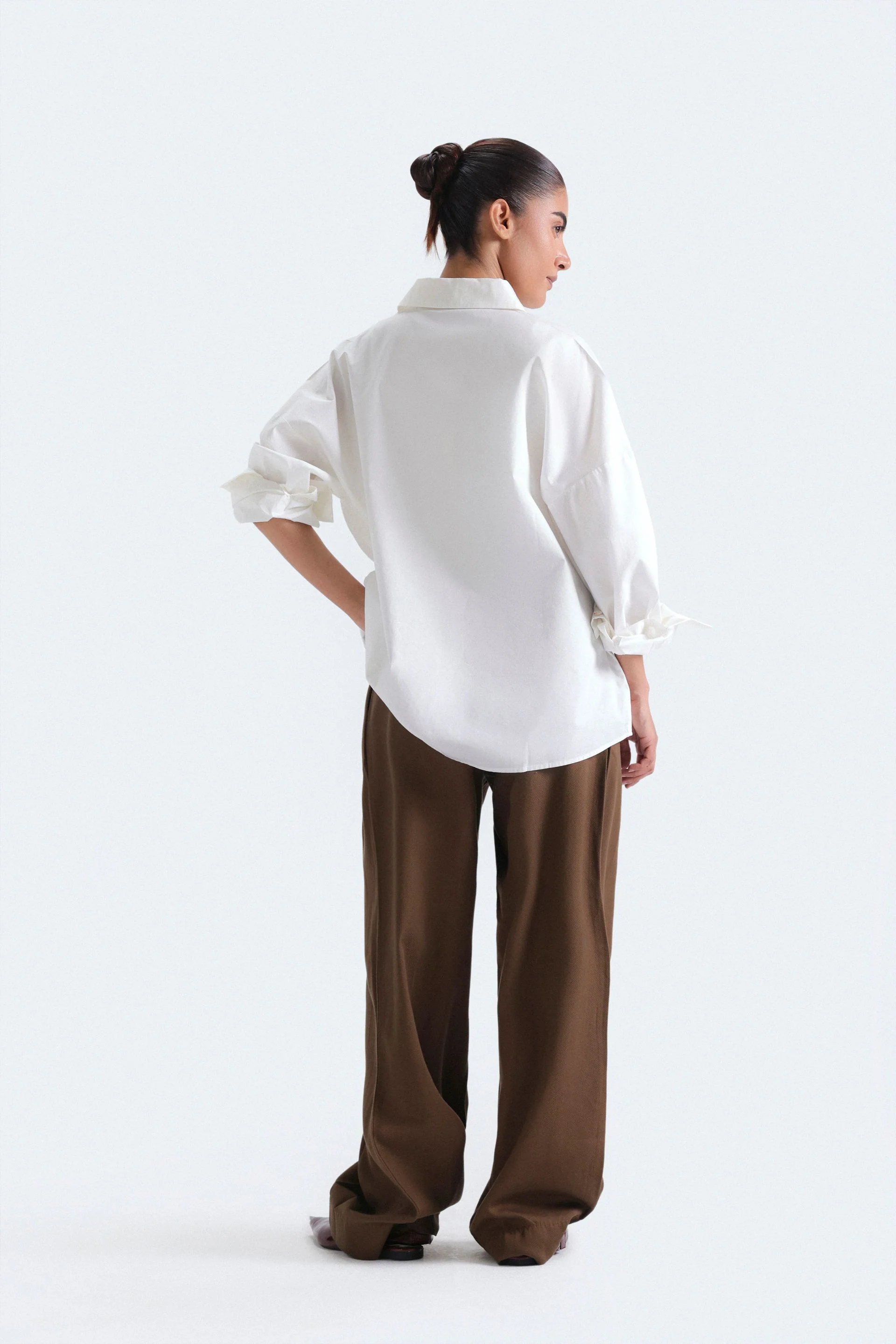 Button Up Shirt With Lace Detail - Image 4