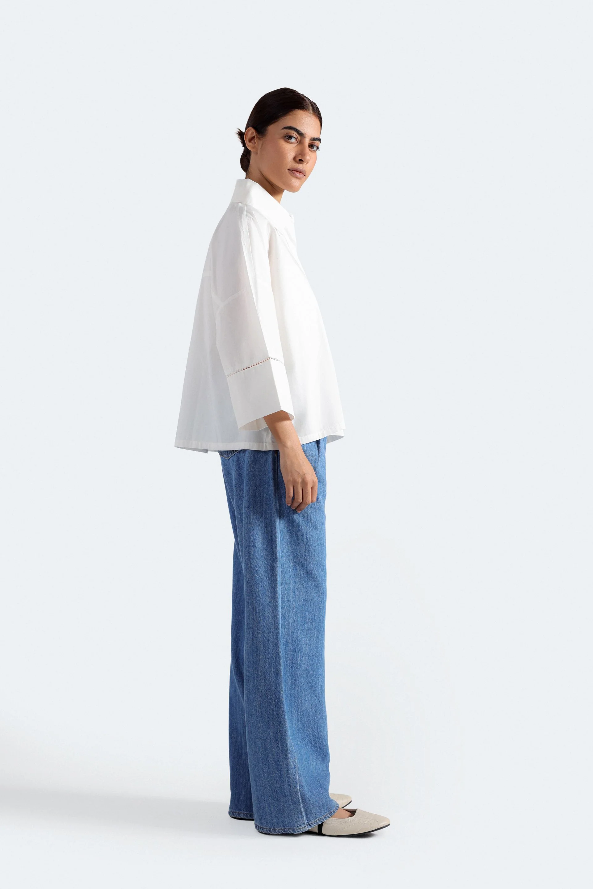 Shirt With Lace Detail - Image 3