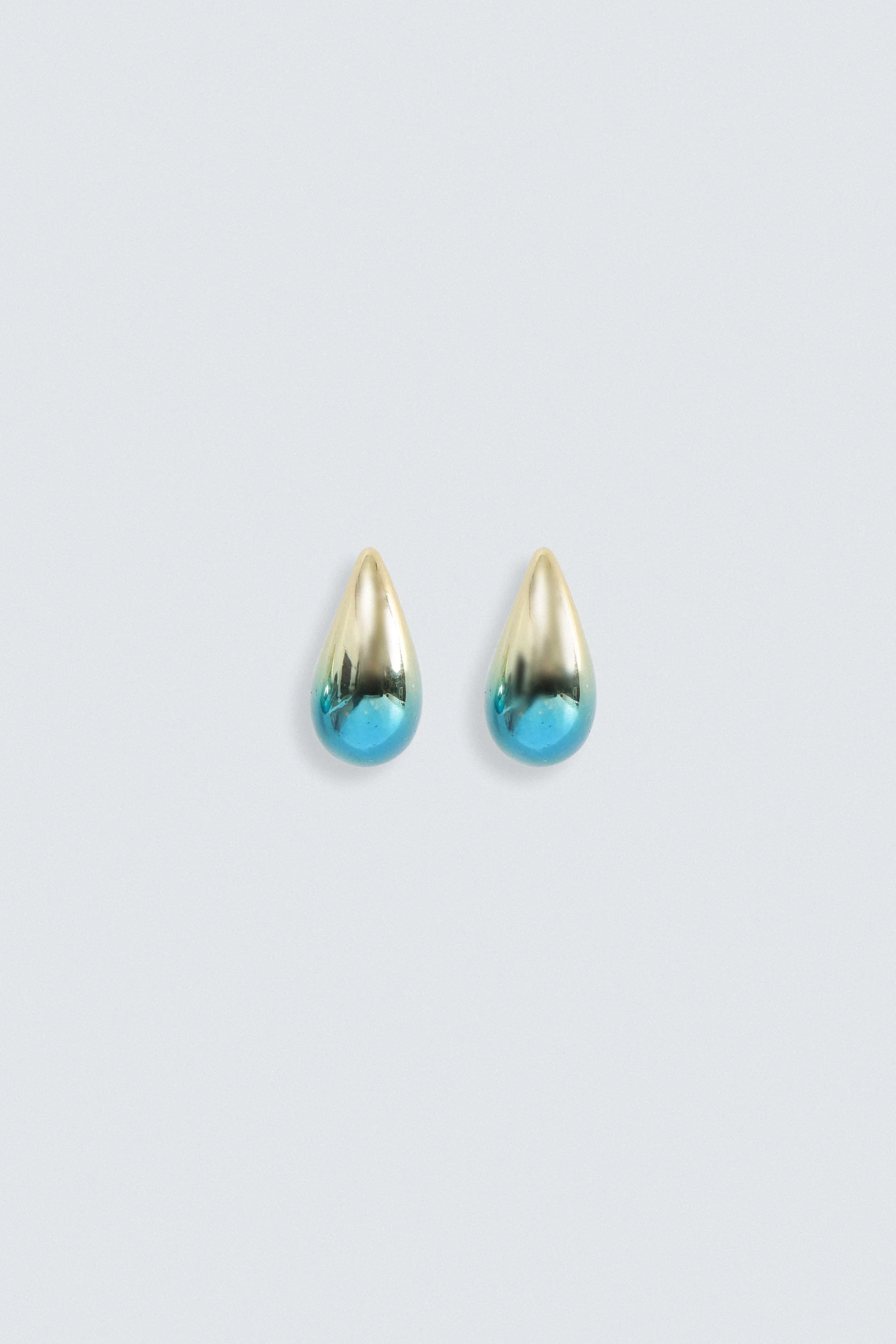 Teardrop Stud Earrings