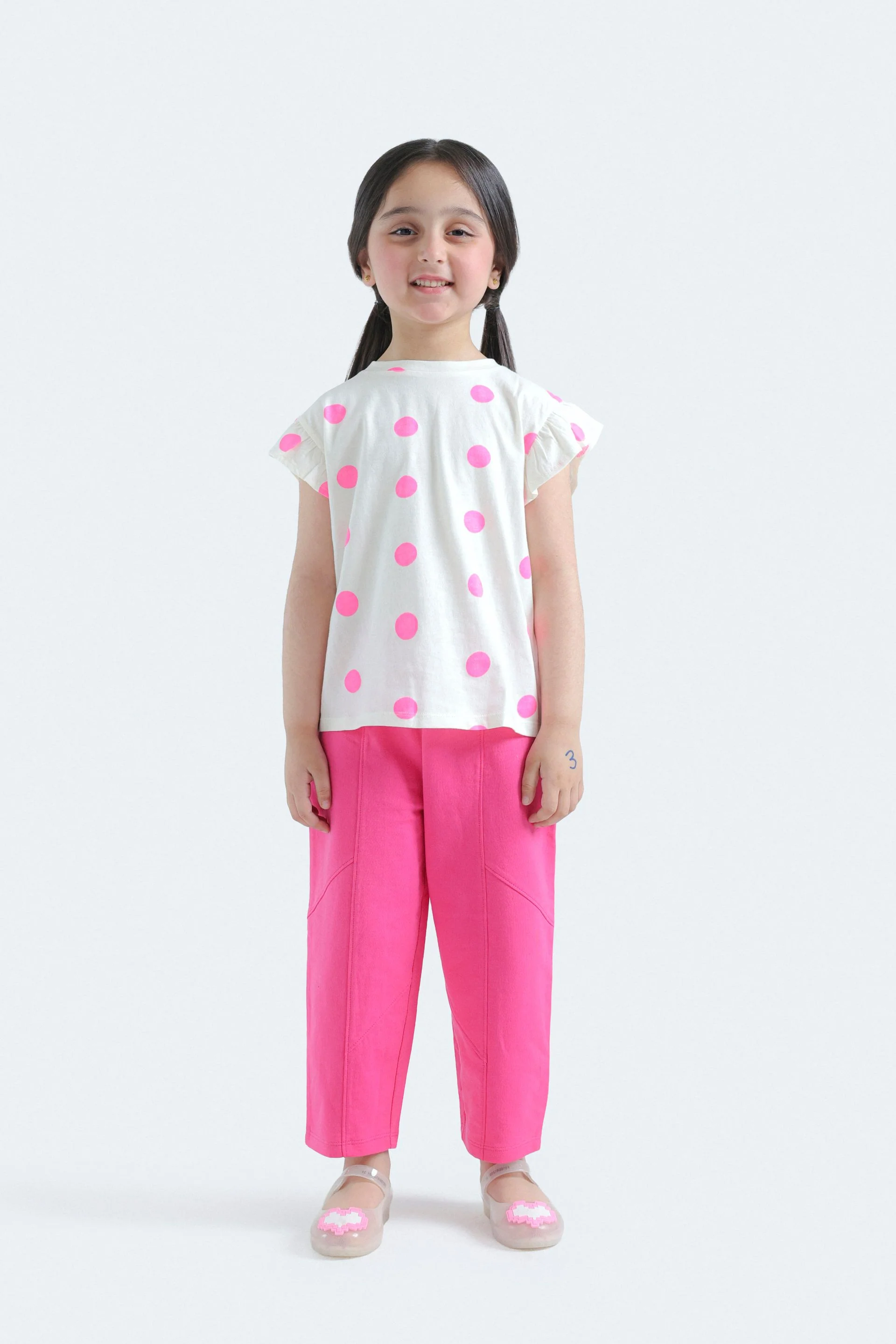 Polka Dot Print T-Shirt - Image 10