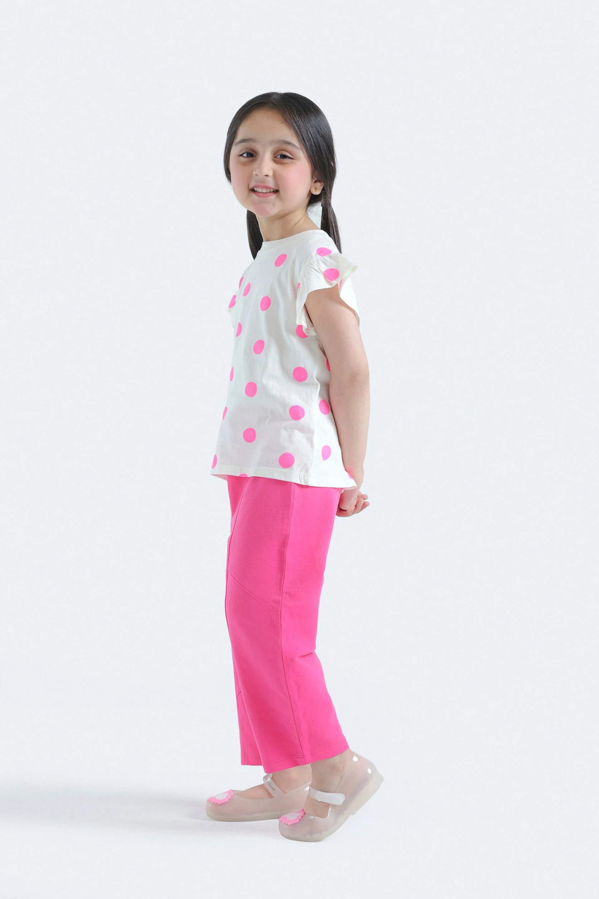 Polka Dot Print T-Shirt - Image 11