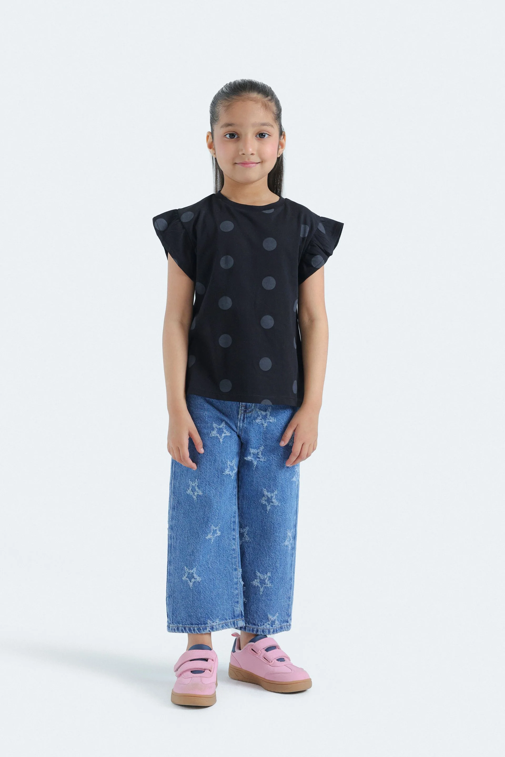Polka Dot Print T-Shirt - Image 4