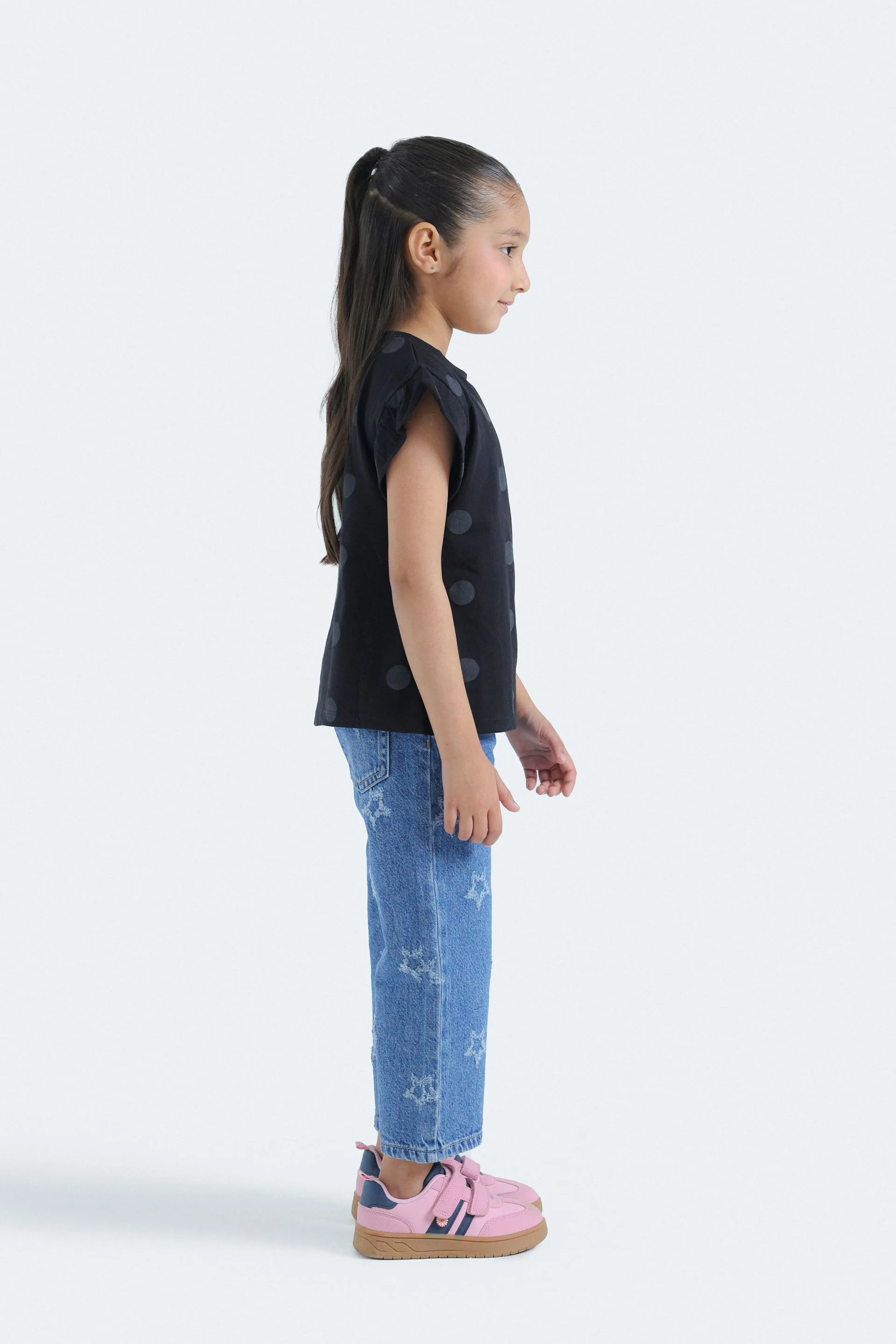 Polka Dot Print T-Shirt - Image 5