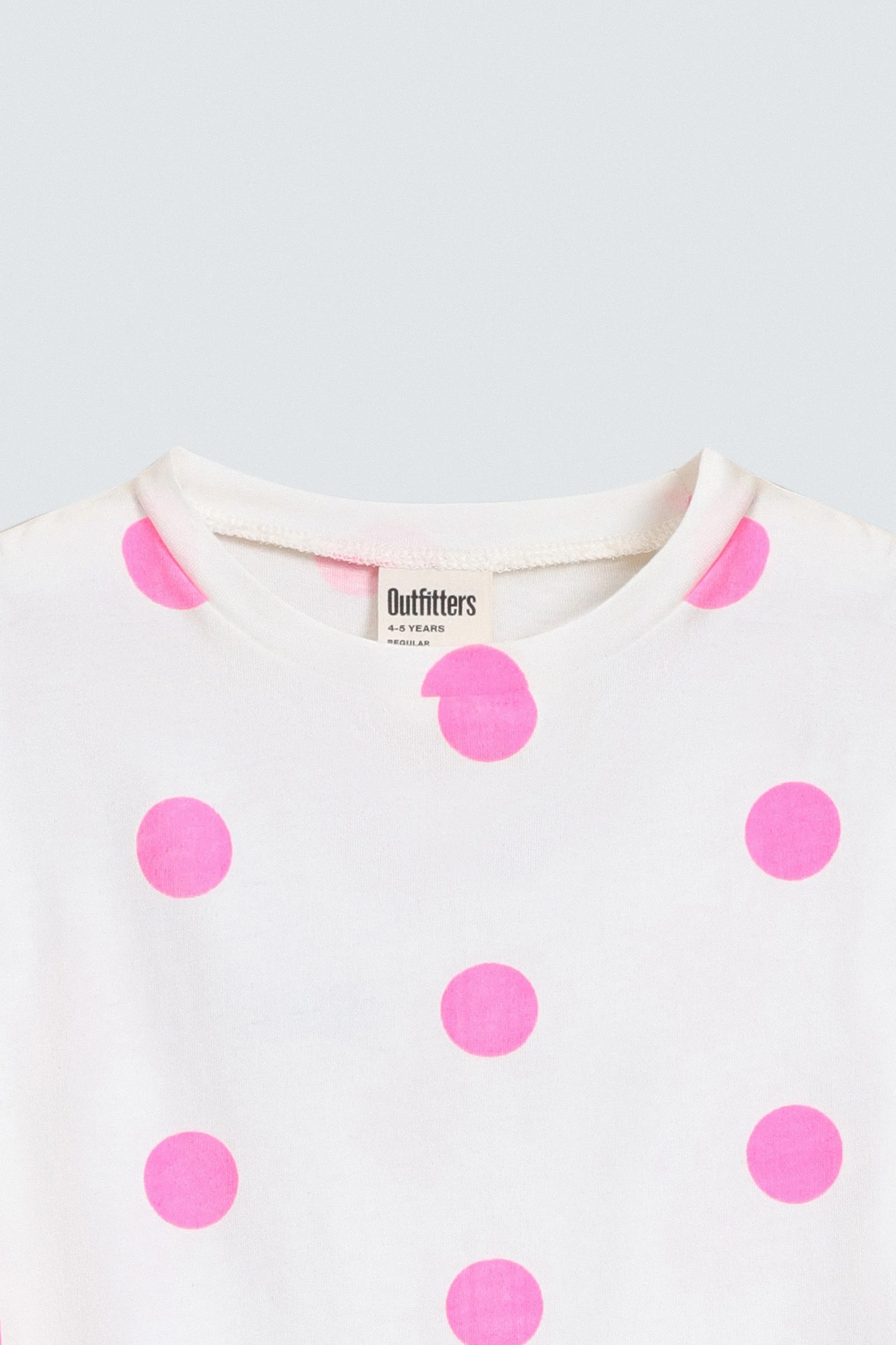 Polka Dot Print T-Shirt - Image 8