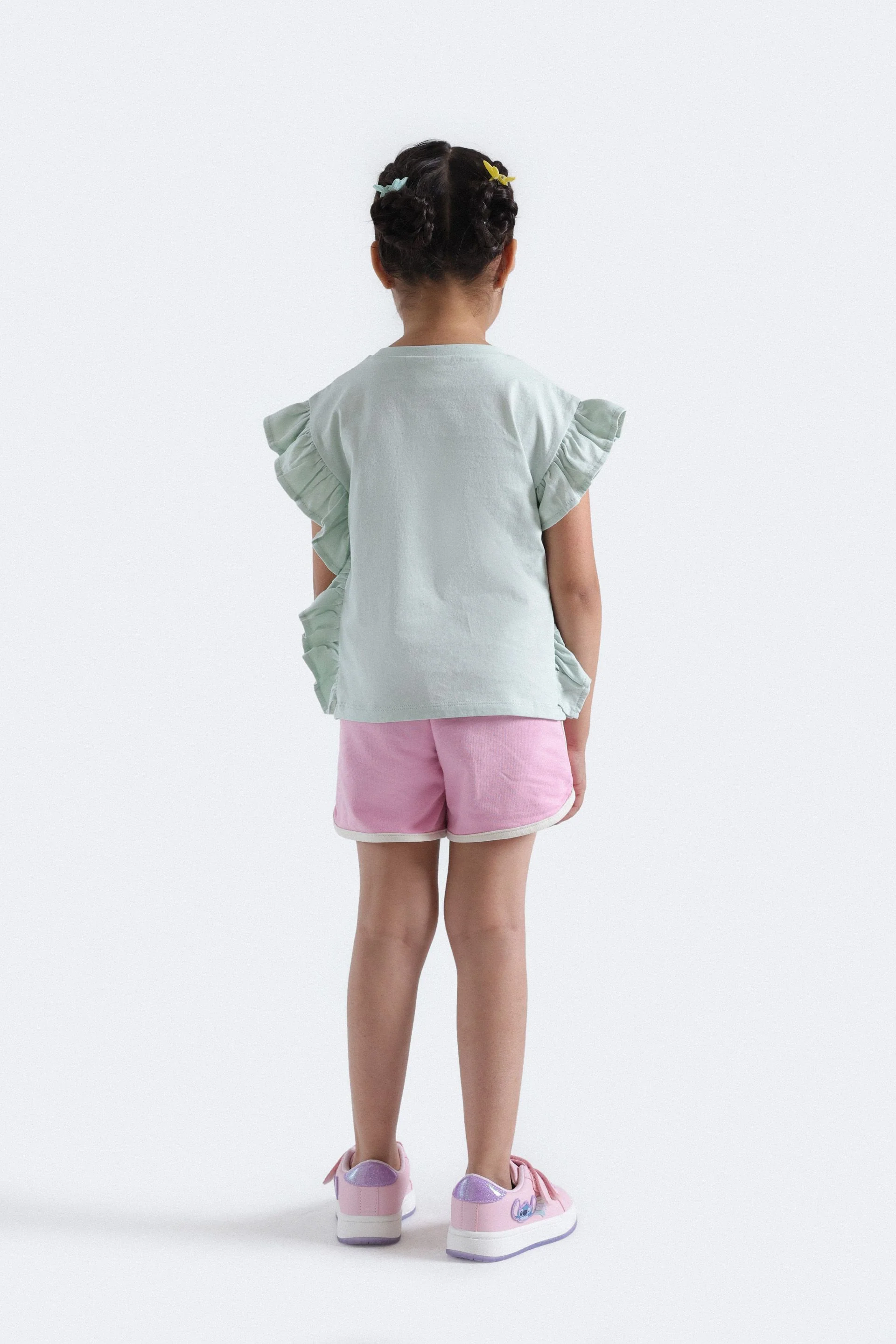 Cropped Shirt With Ruffle Detail - Image 6