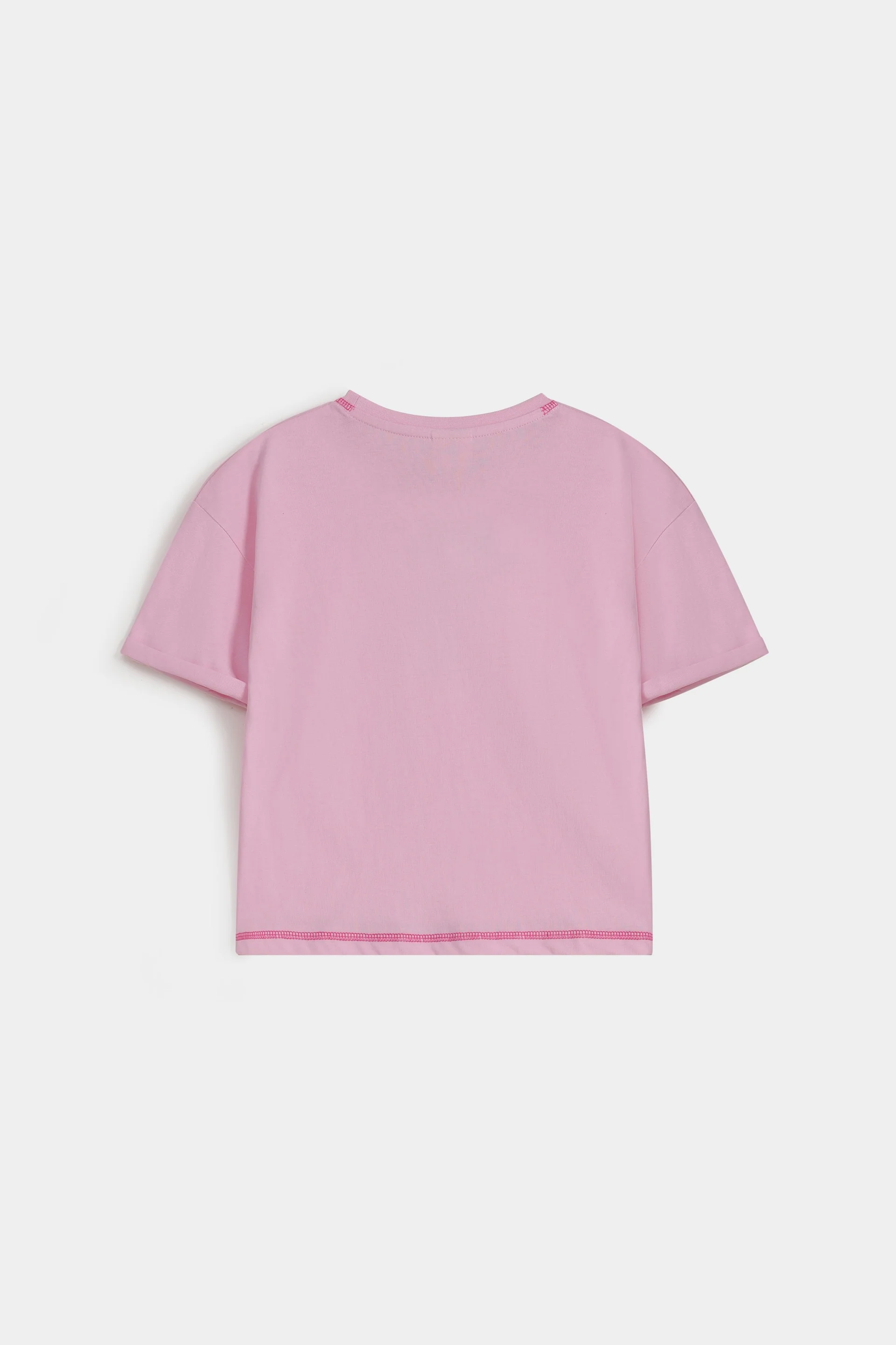 Cropped Crew Neck T-Shirt - Image 9