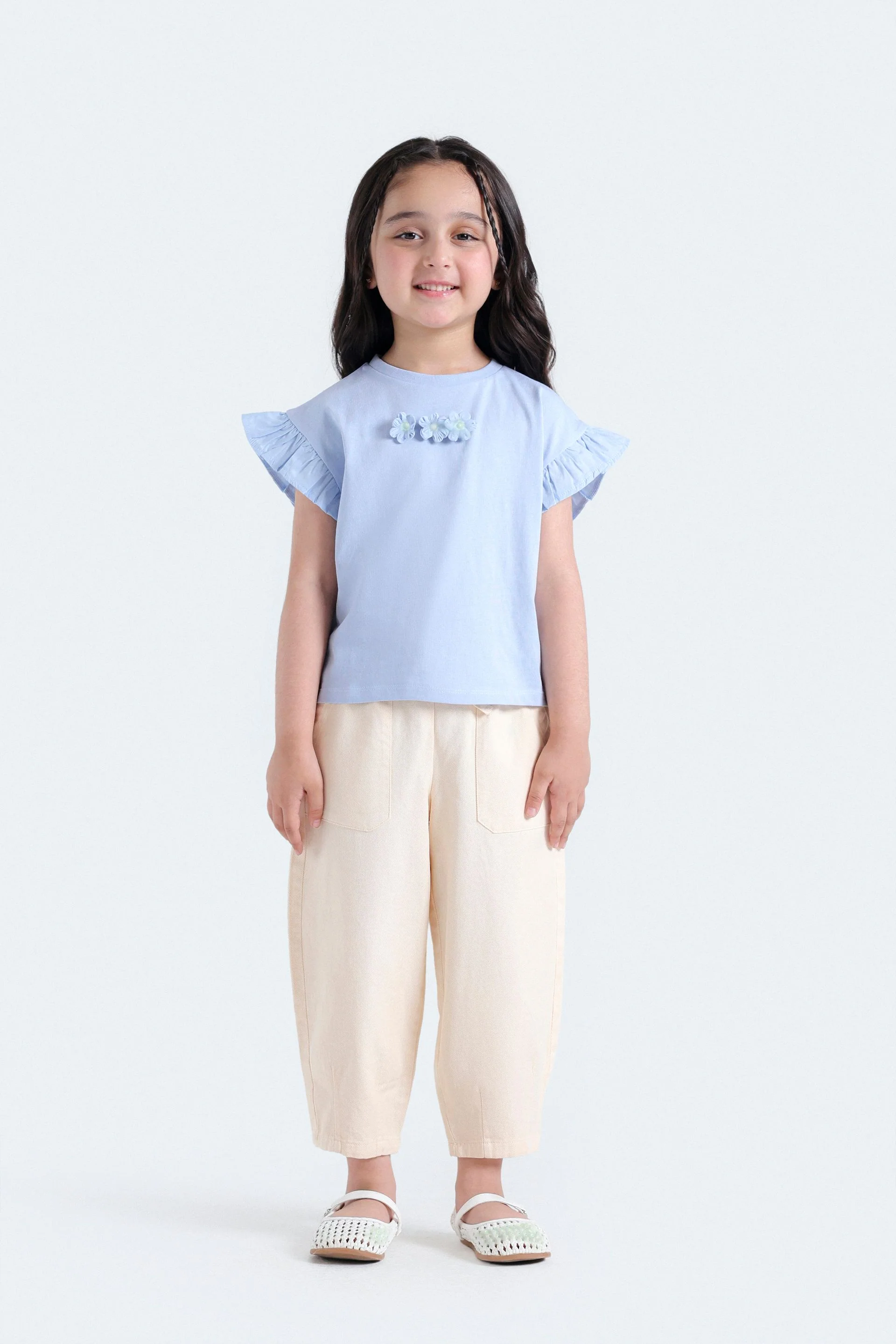 Cropped Embellished T-Shirt - Image 4