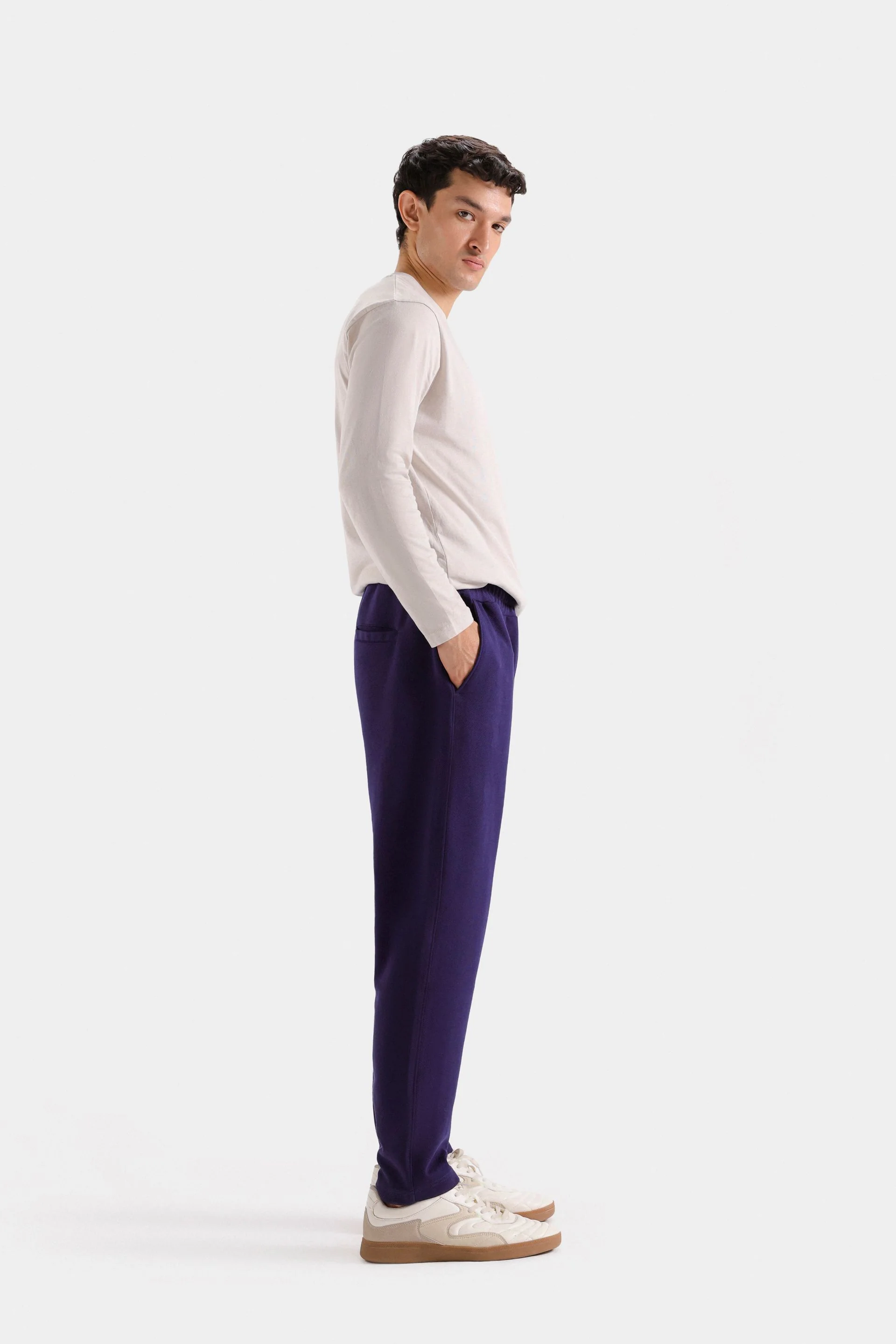 Slim Fit Twill Trousers - Image 10